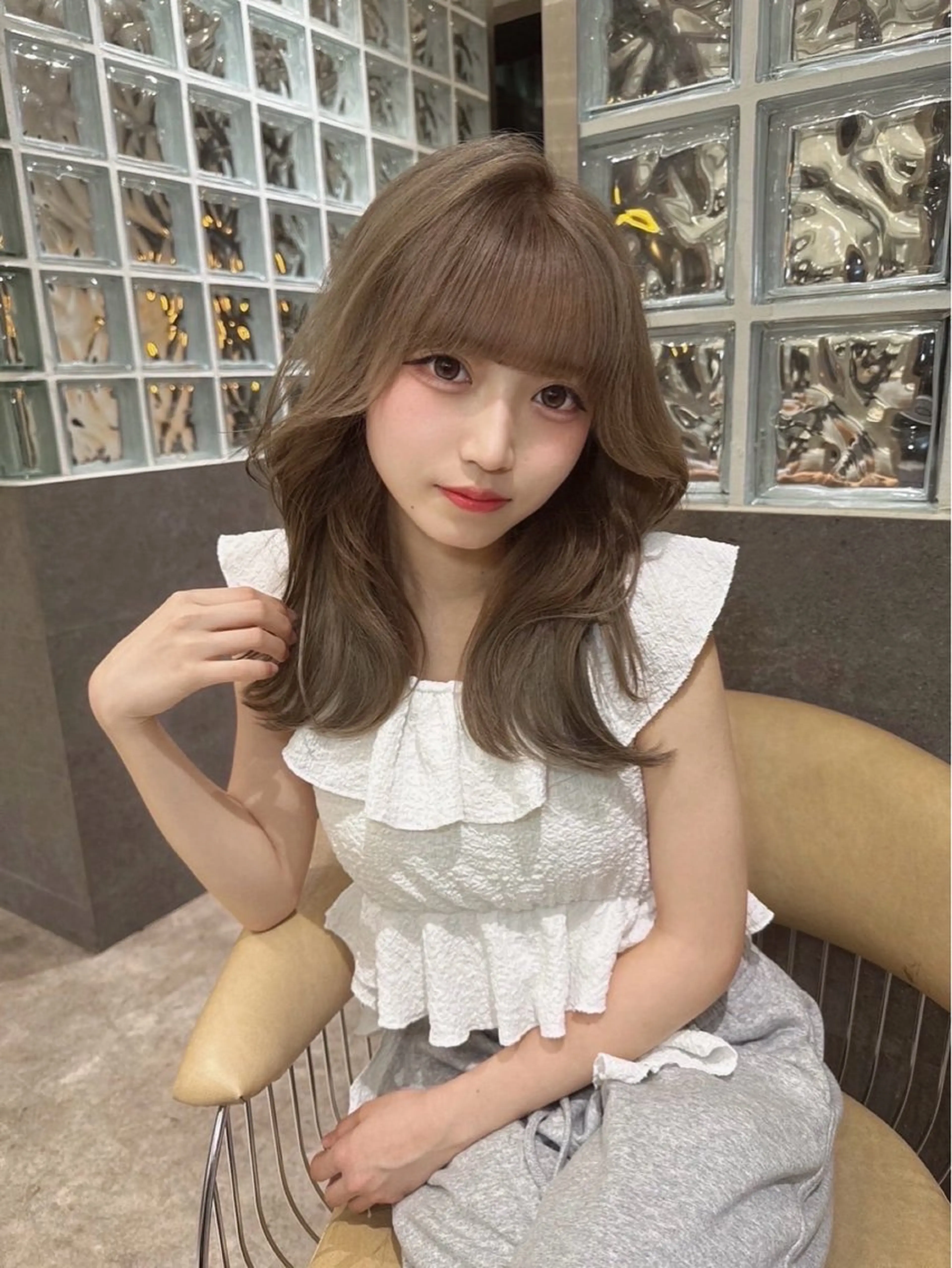 ロング カラー 透明感×艶ハイトーン Takeruのヘアスタイル