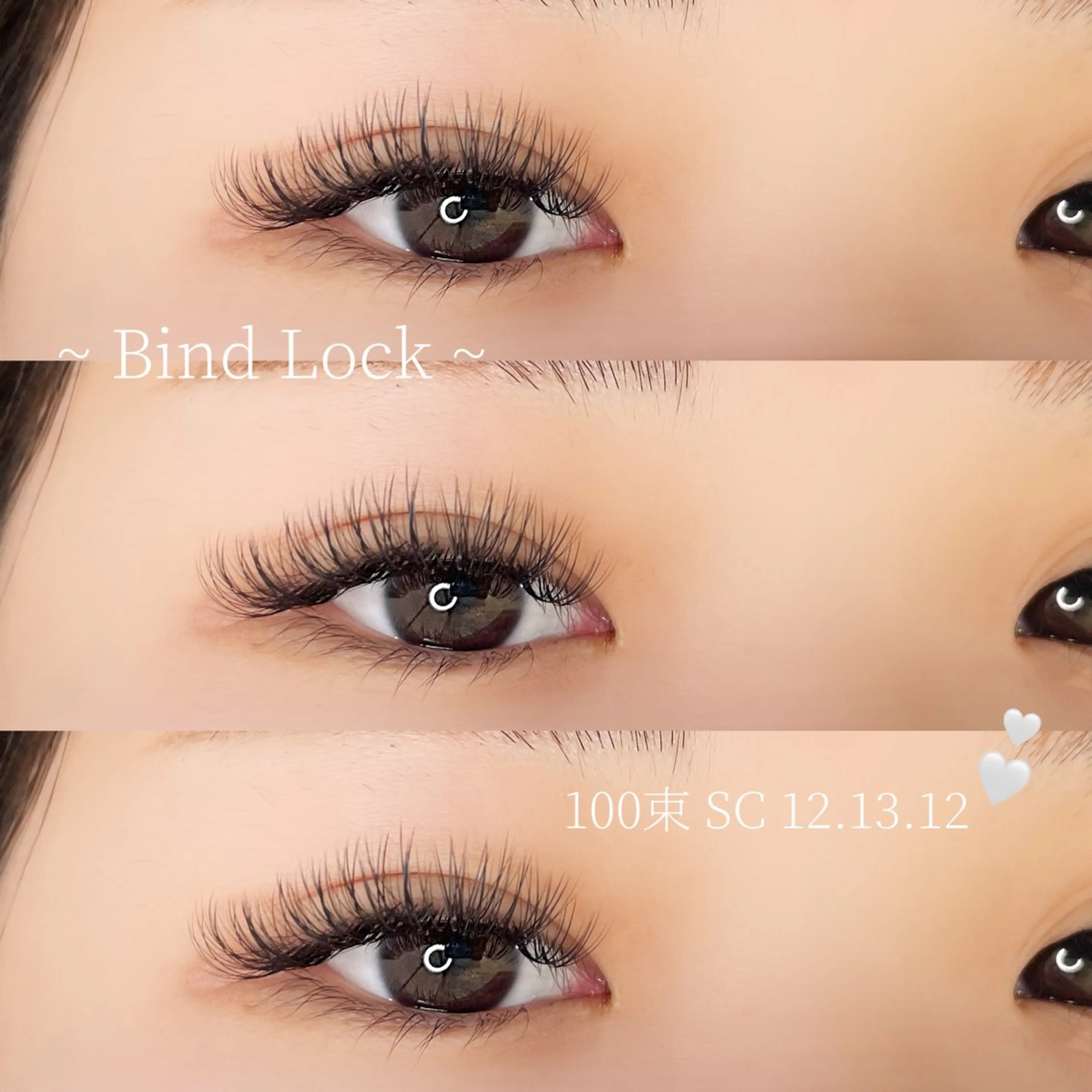 マツエク・マツパ バインドロック y'sbeauty 🎀なかにし🎀のマツエク・マツパデザイン