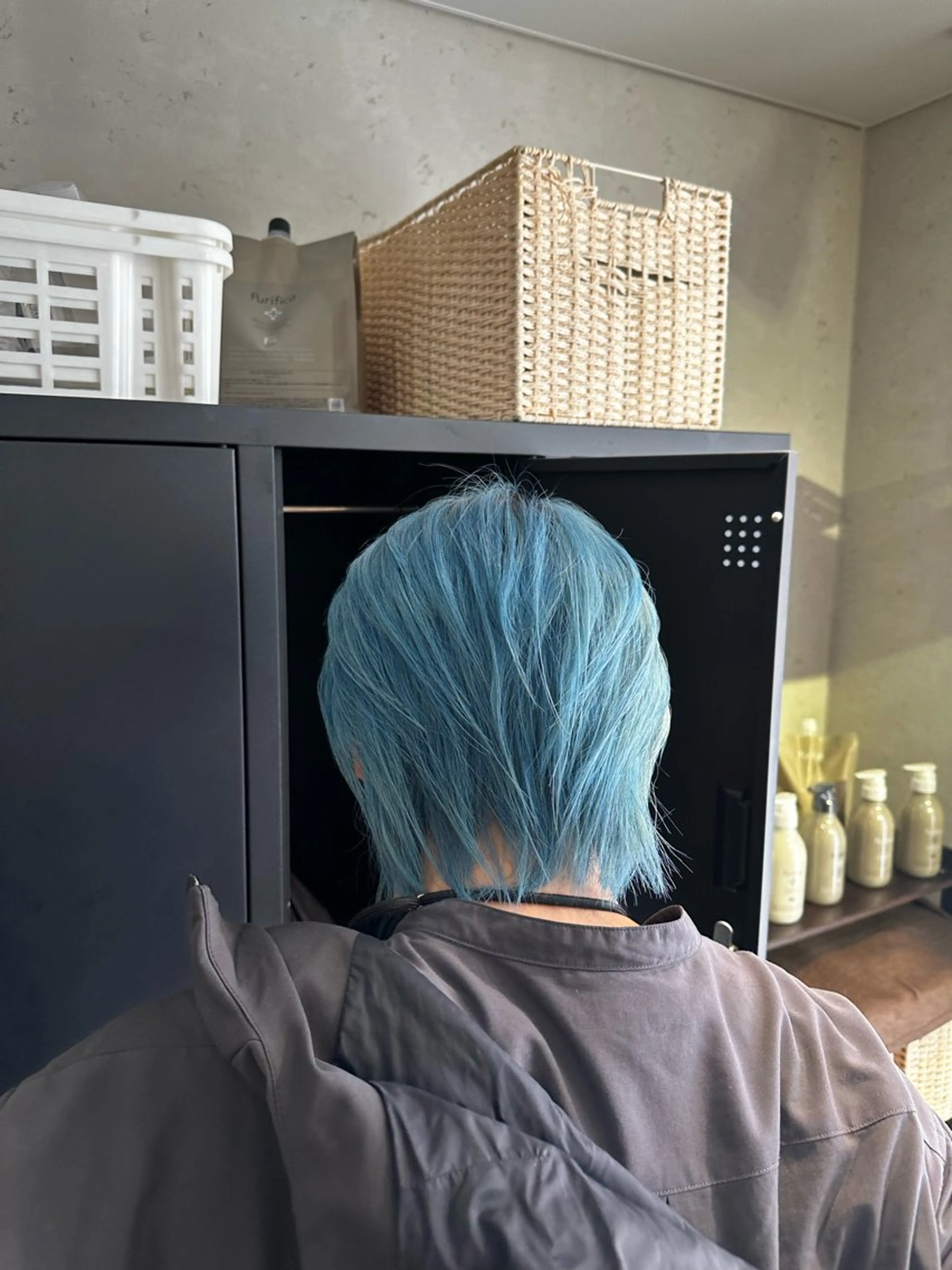 ショート カラー メンズ カット ヘアカラー トリートメント JOS所属・上野/エフェクトブリ ーチ✂︎touiのヘアスタイル