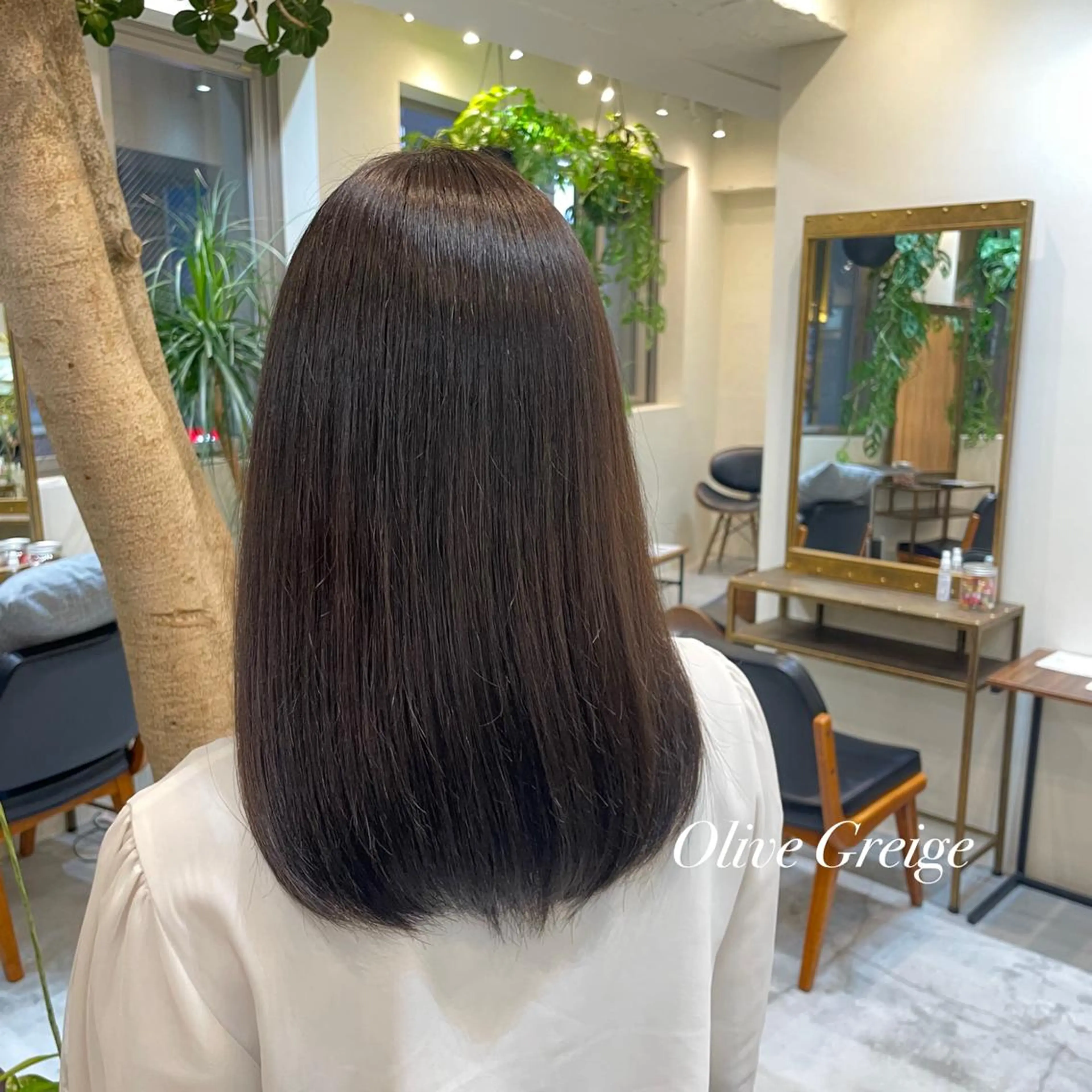 セミロング 似合わせカット‪// 鶴我万唯華のヘアスタイル