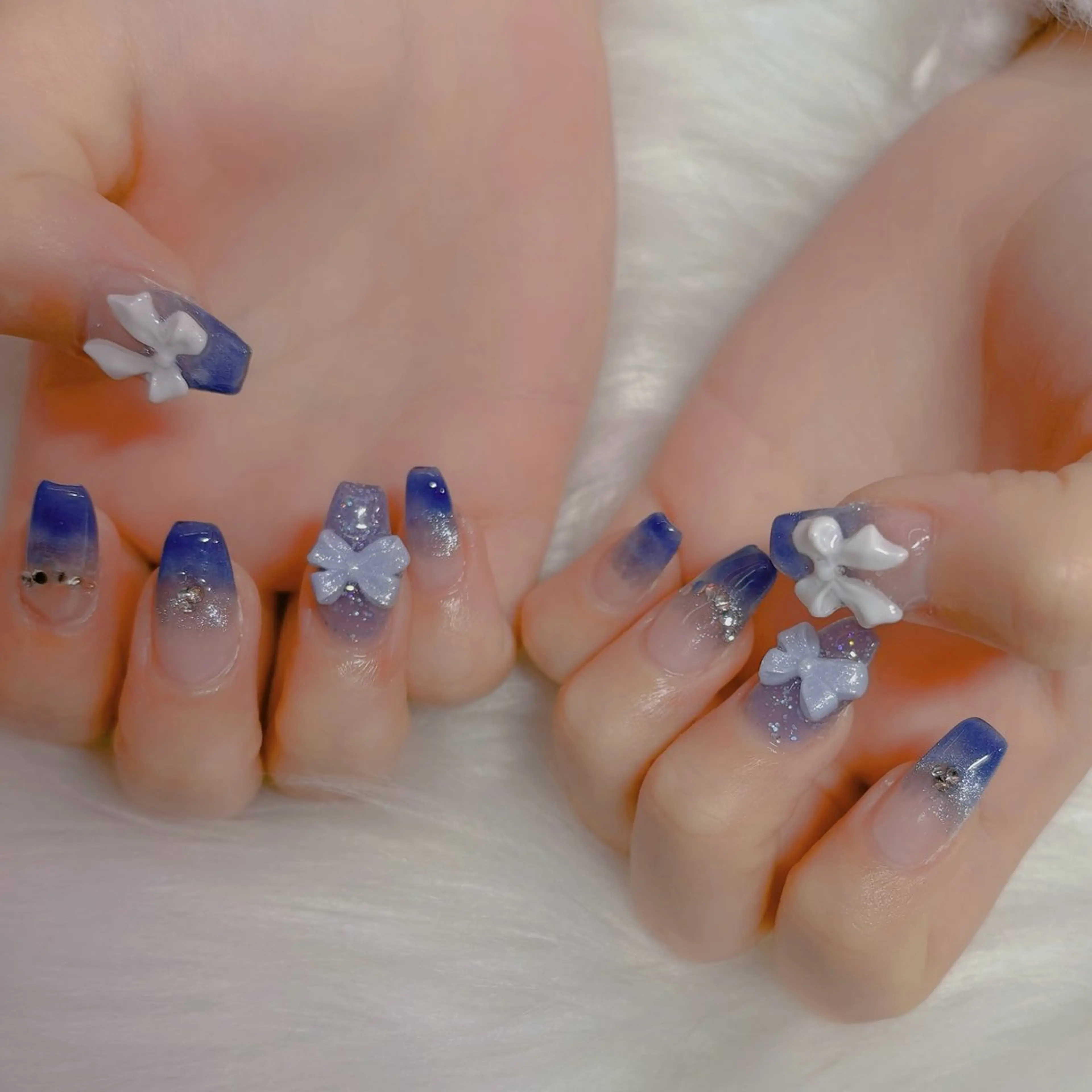 ネイル グラデーション マグネットネイル ハンドネイル WOLTOKYO 池袋mikaのネイルデザイン