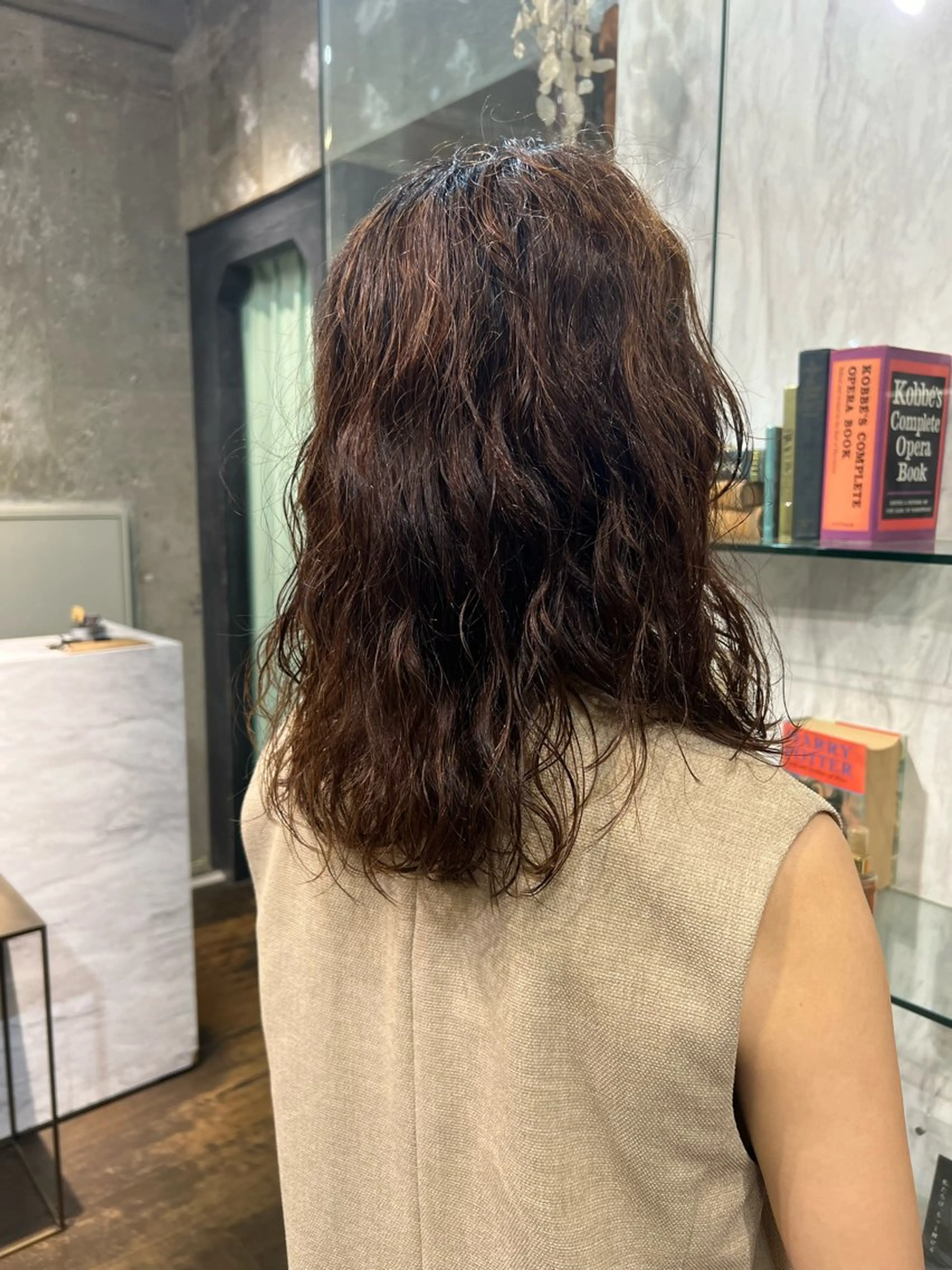 セミロング パーマ パーマ ROBBY所属・松井美樹/似合わせ ガーリー・韓国のヘアスタイル