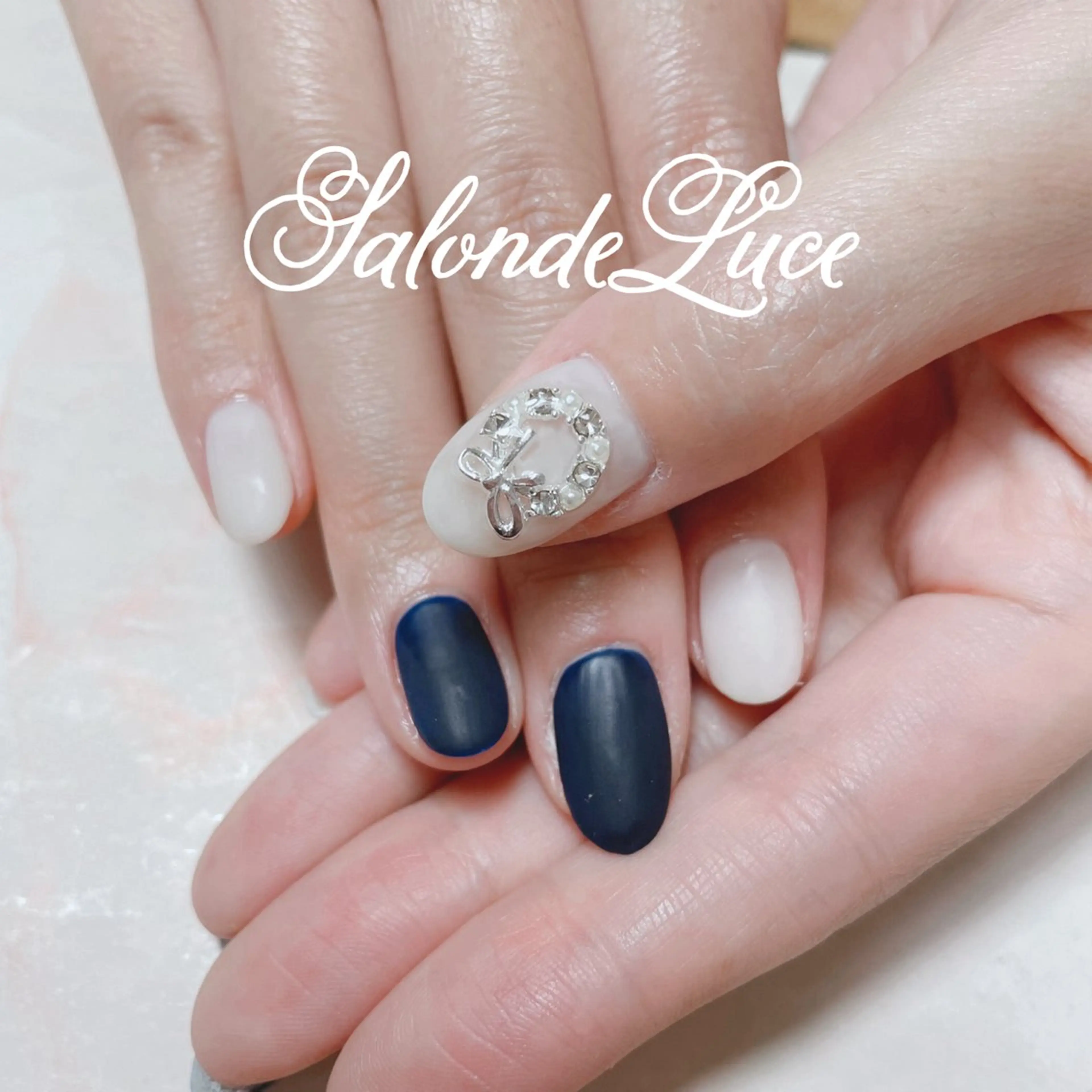 ネイル マットネイル 冬ネイル クリスマス Salon de Luceのネイルデザイン