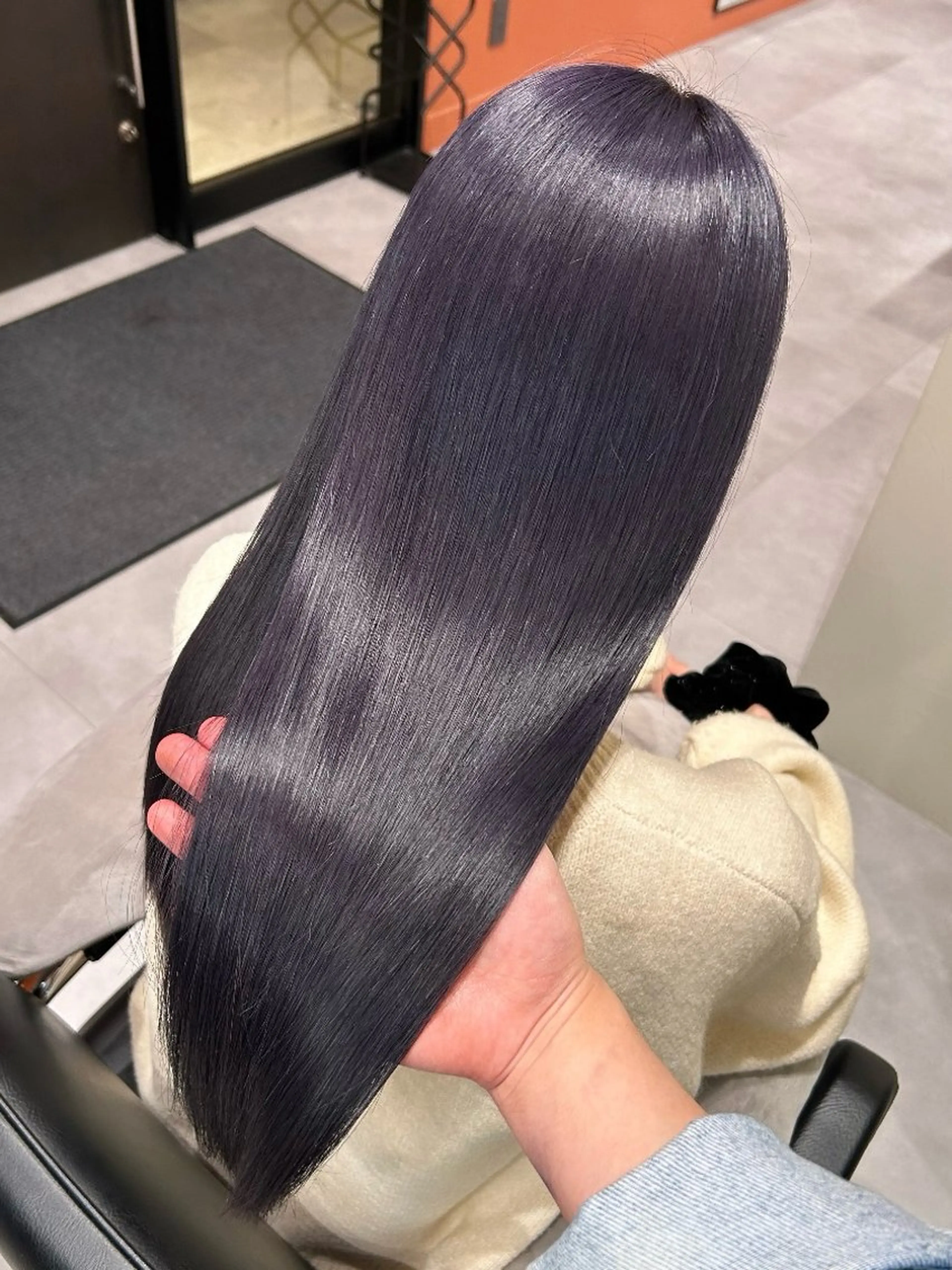 ロング ヘアカラー トリートメント 💗爆美女製造機💗 ハイトーン-髪質改善のヘアスタイル