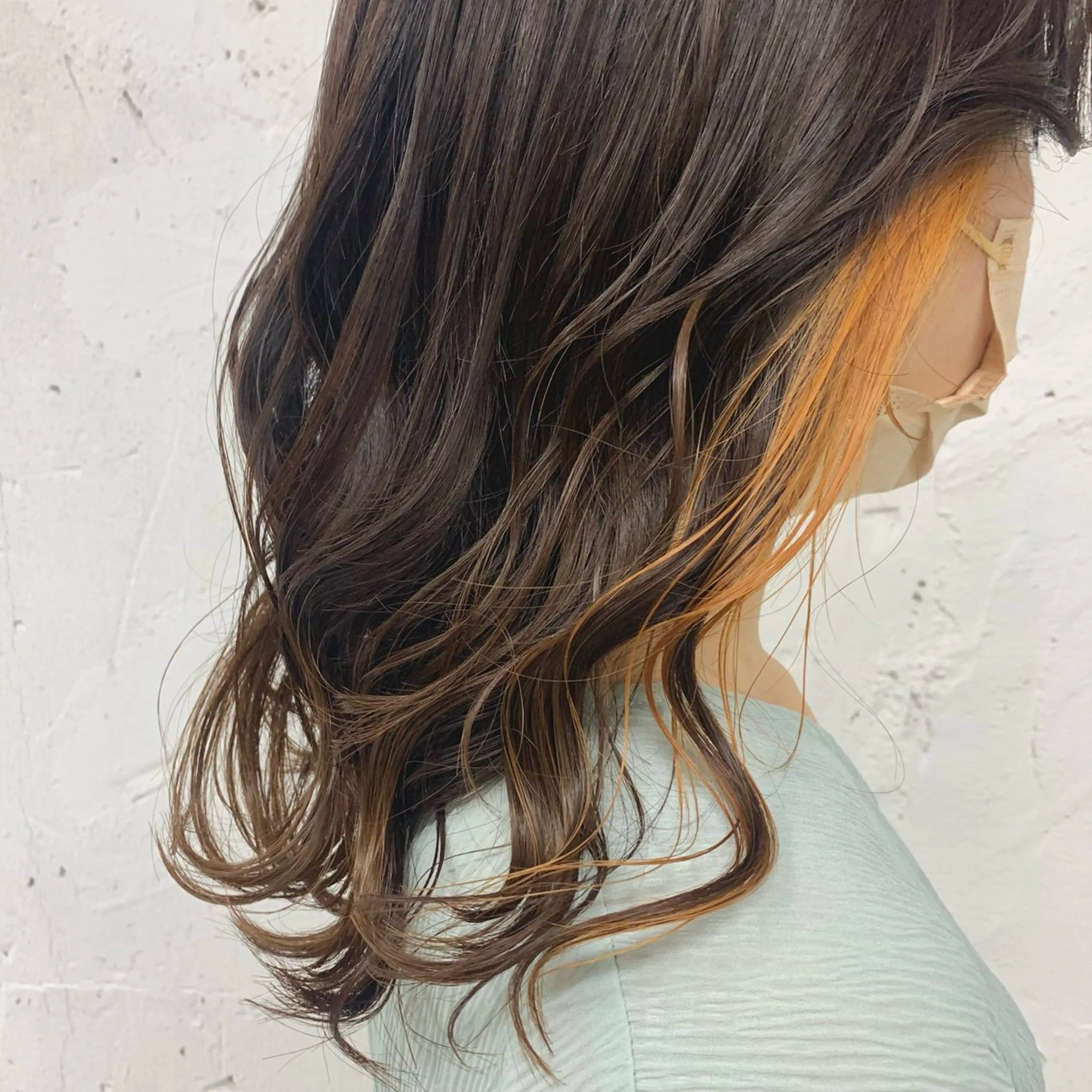 ミディアム カラー Noele hair atelier(ノエルヘアアトリエ)所属・北上ゆい/個性派/ ナチュラルアレンジのヘアスタイル