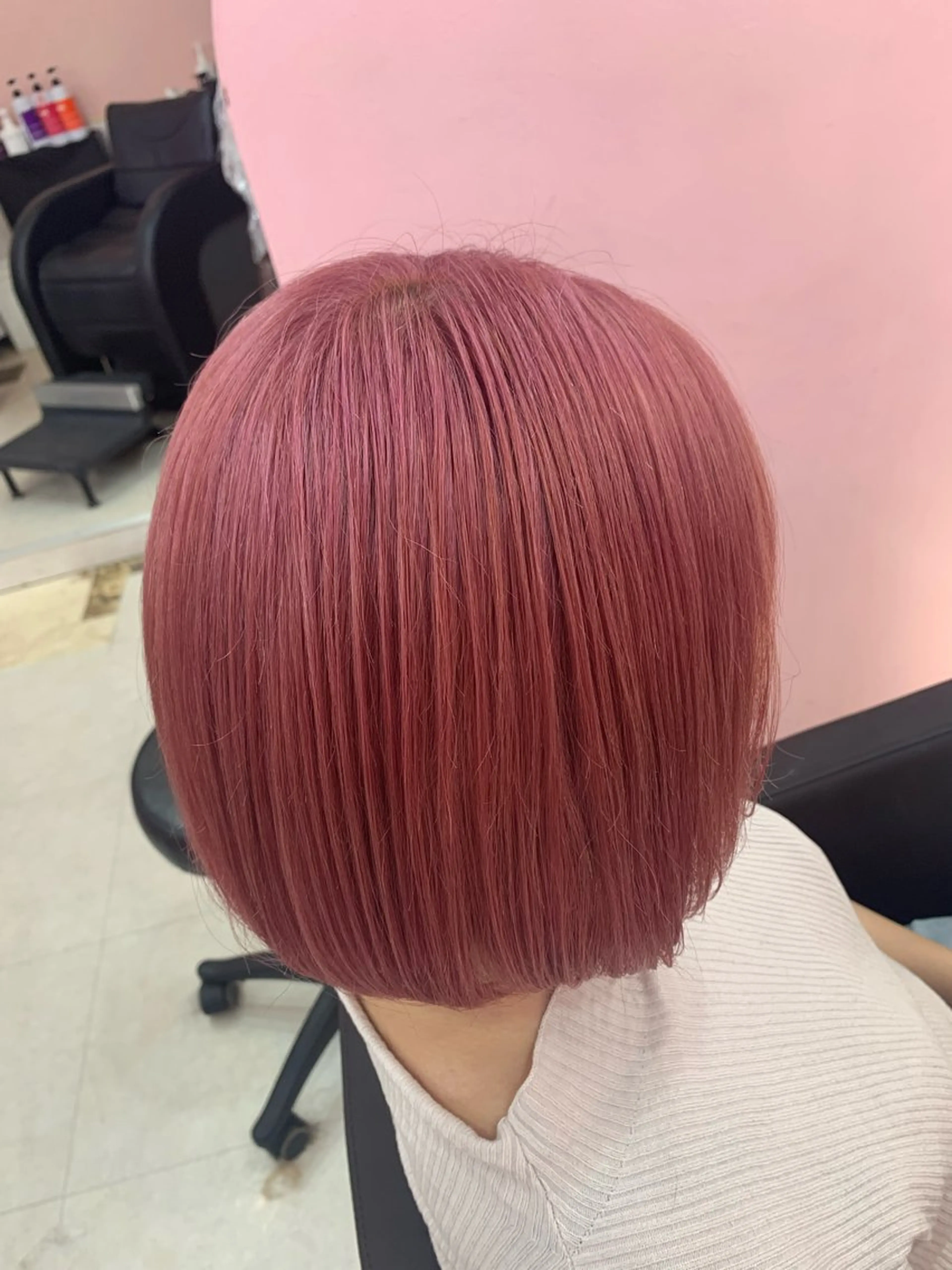 ミディアム カラー カット トリートメント 甘ふわgirly🎀 ハイトーン🤍Ramのヘアスタイル