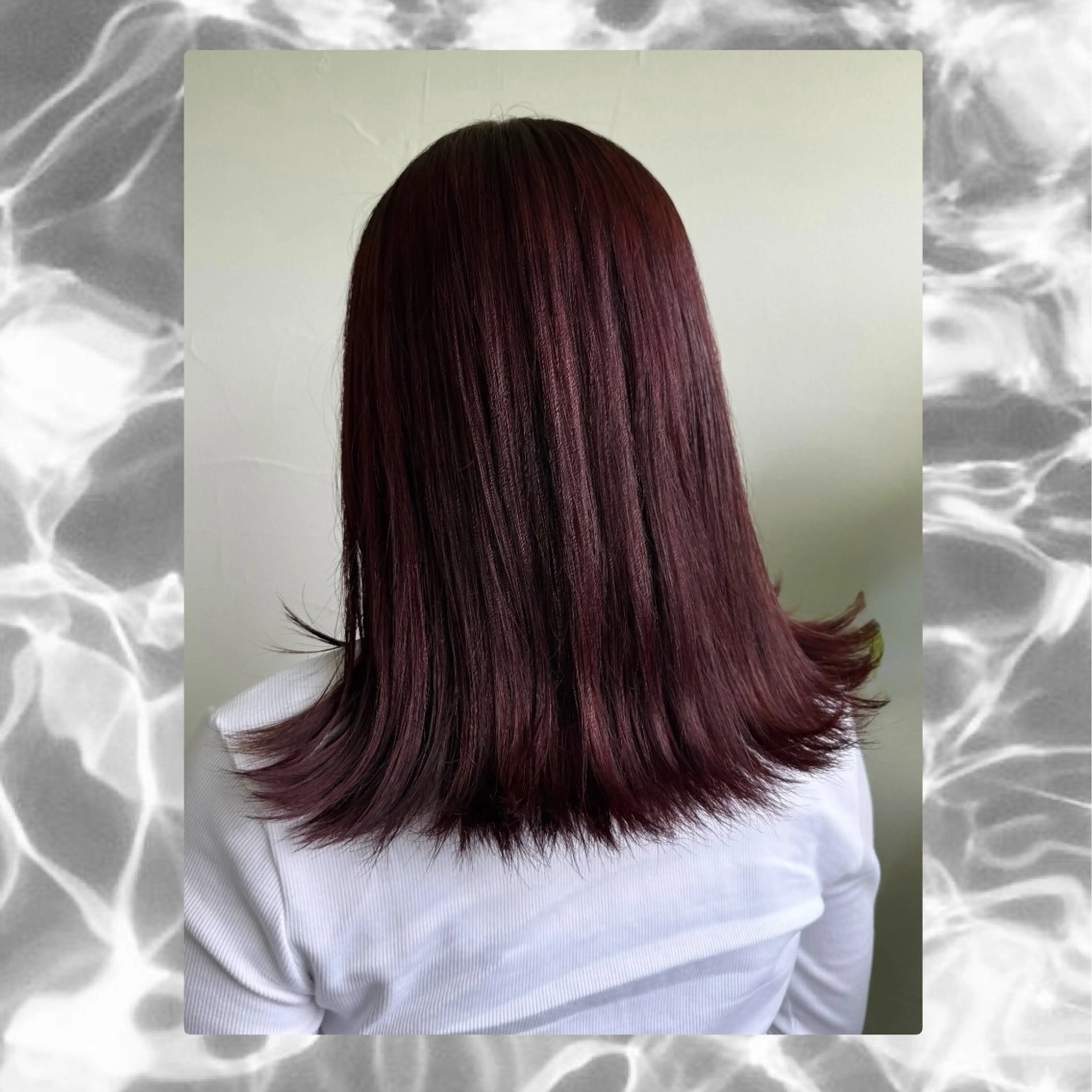 ミディアム カラー ブリーチ ダブルカラー ブリーチなしカラー レッドカラー ヘアカラー 豊川/髪質改善/ 美髪カラー/アヤカのヘアスタイル