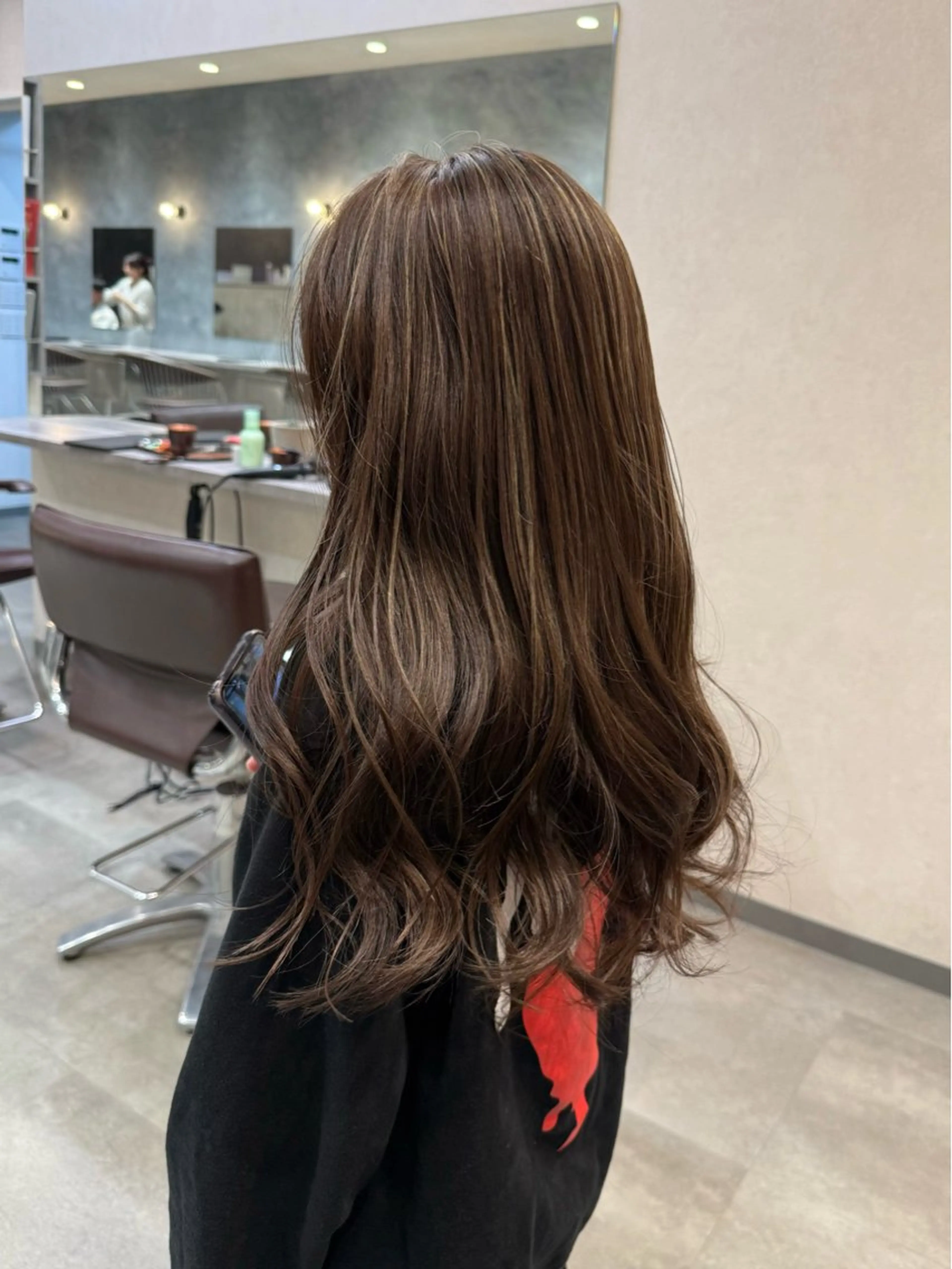 ロング カット 山元 くるみのヘアスタイル