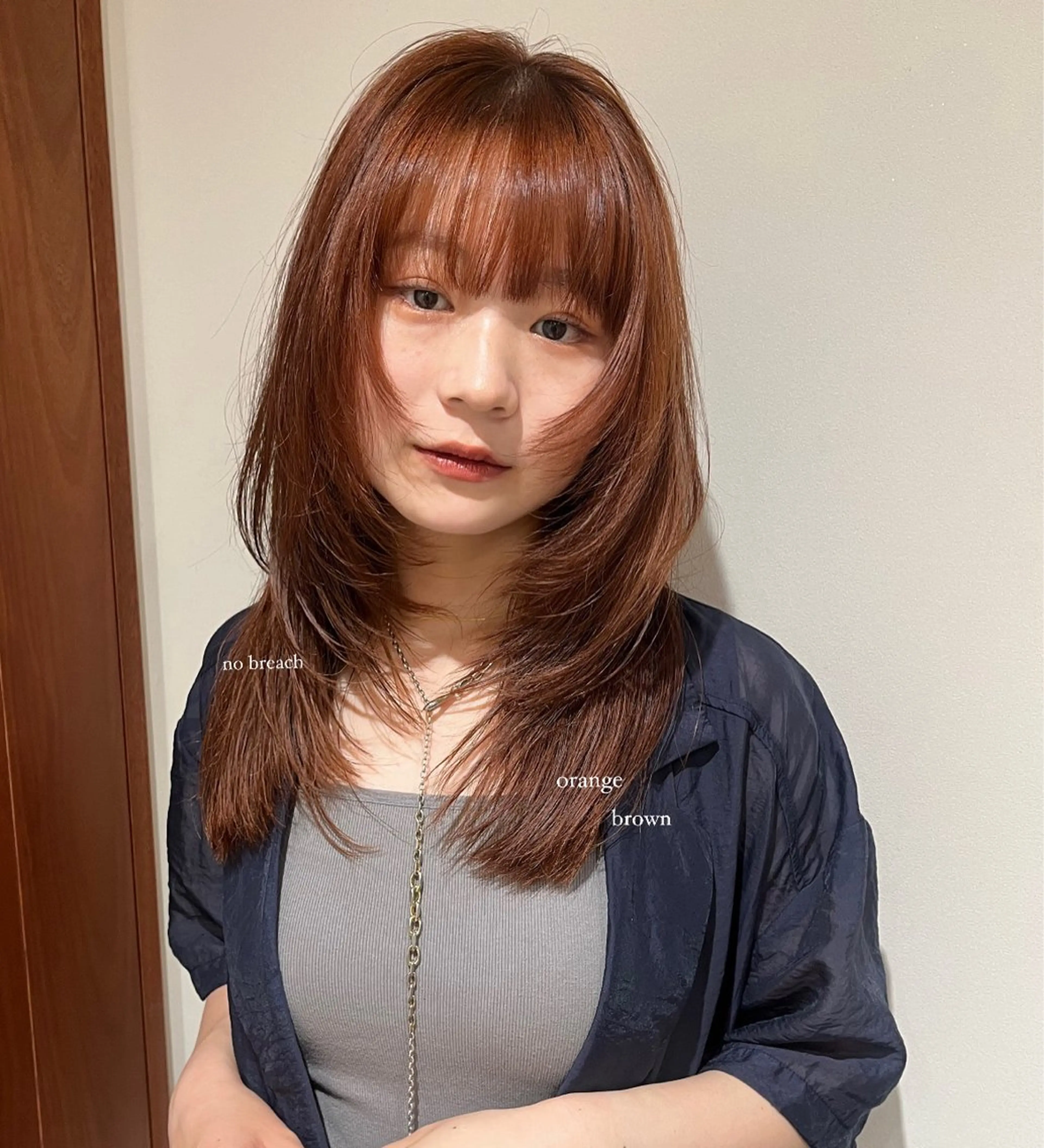 ミディアム Garland  Ginza所属・モモ🍑 レイヤー/ボブ/暖色のヘアスタイル