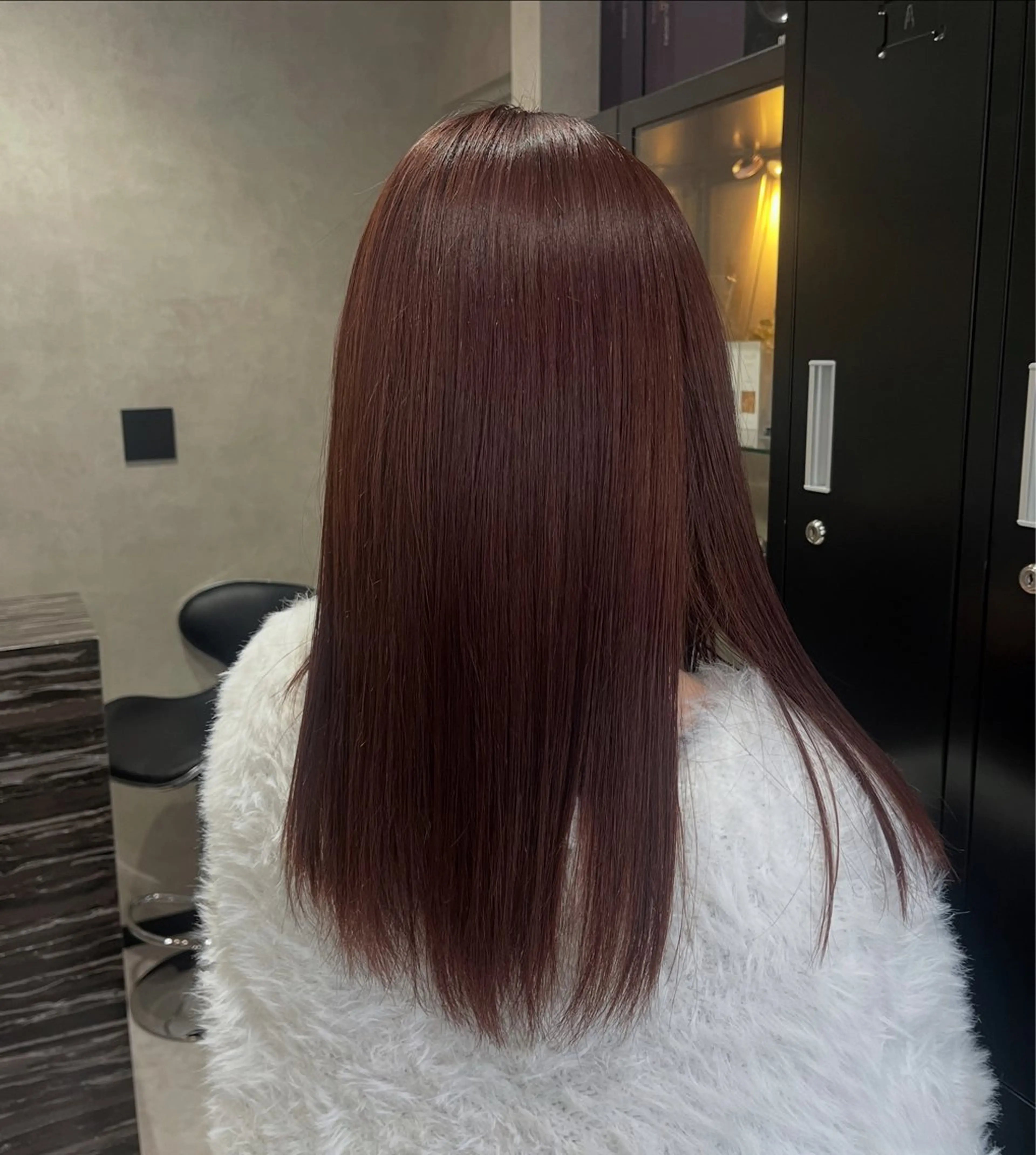 セミロング カラー 透明感カラー 髪質改善 縮毛矯正 ヘアカラー 《.Xian》ナツミ /艶髪/暖色/ボブのヘアスタイル