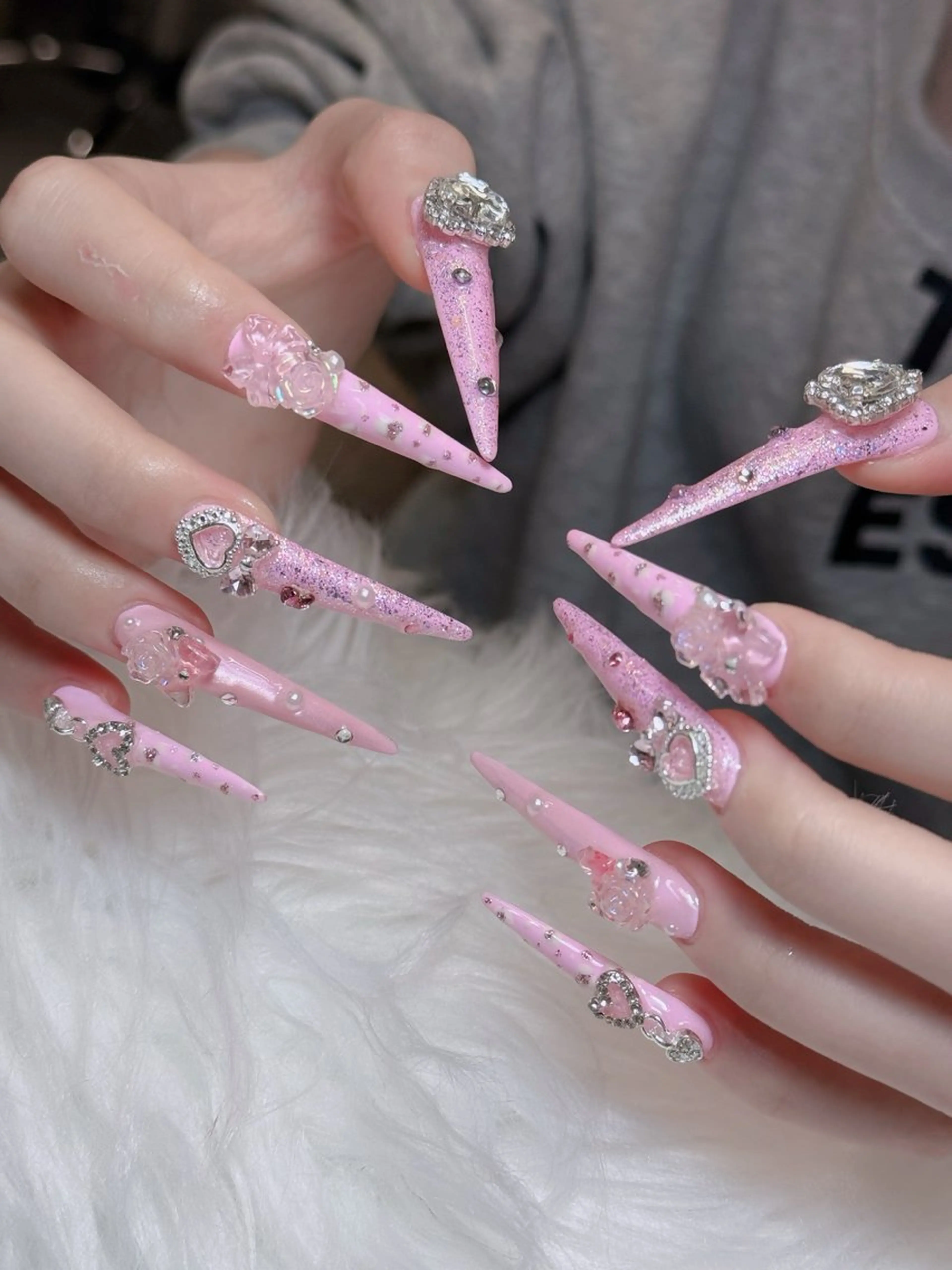 ネイル オーロラネイル チークネイル フットネイル フレンチネイル 韓国ネイル ハンドネイル Lumi Nailのネイルデザイン