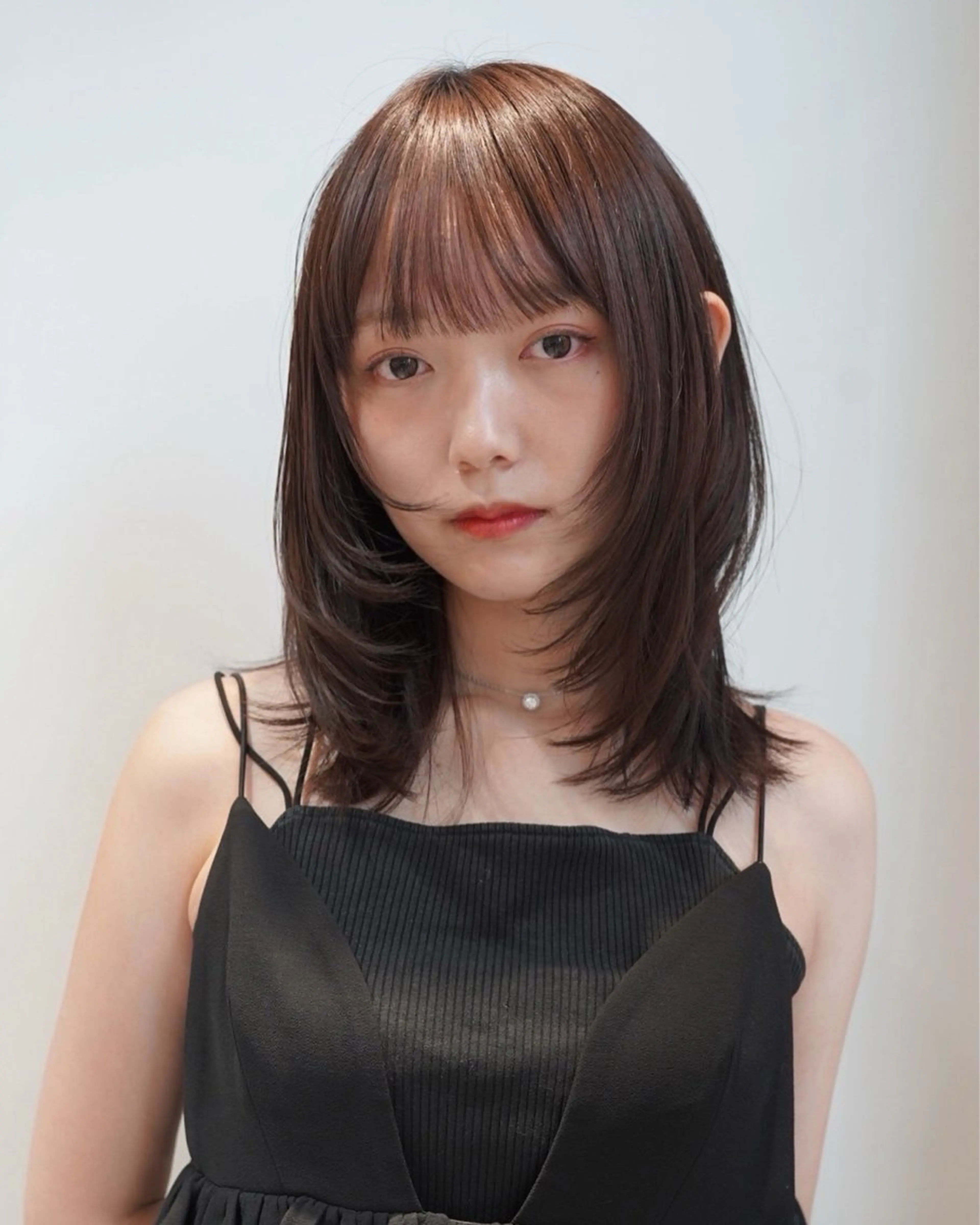 ミディアム カラー レイヤー/ブリーチ ♥️【木坂 桃歌】のヘアスタイル