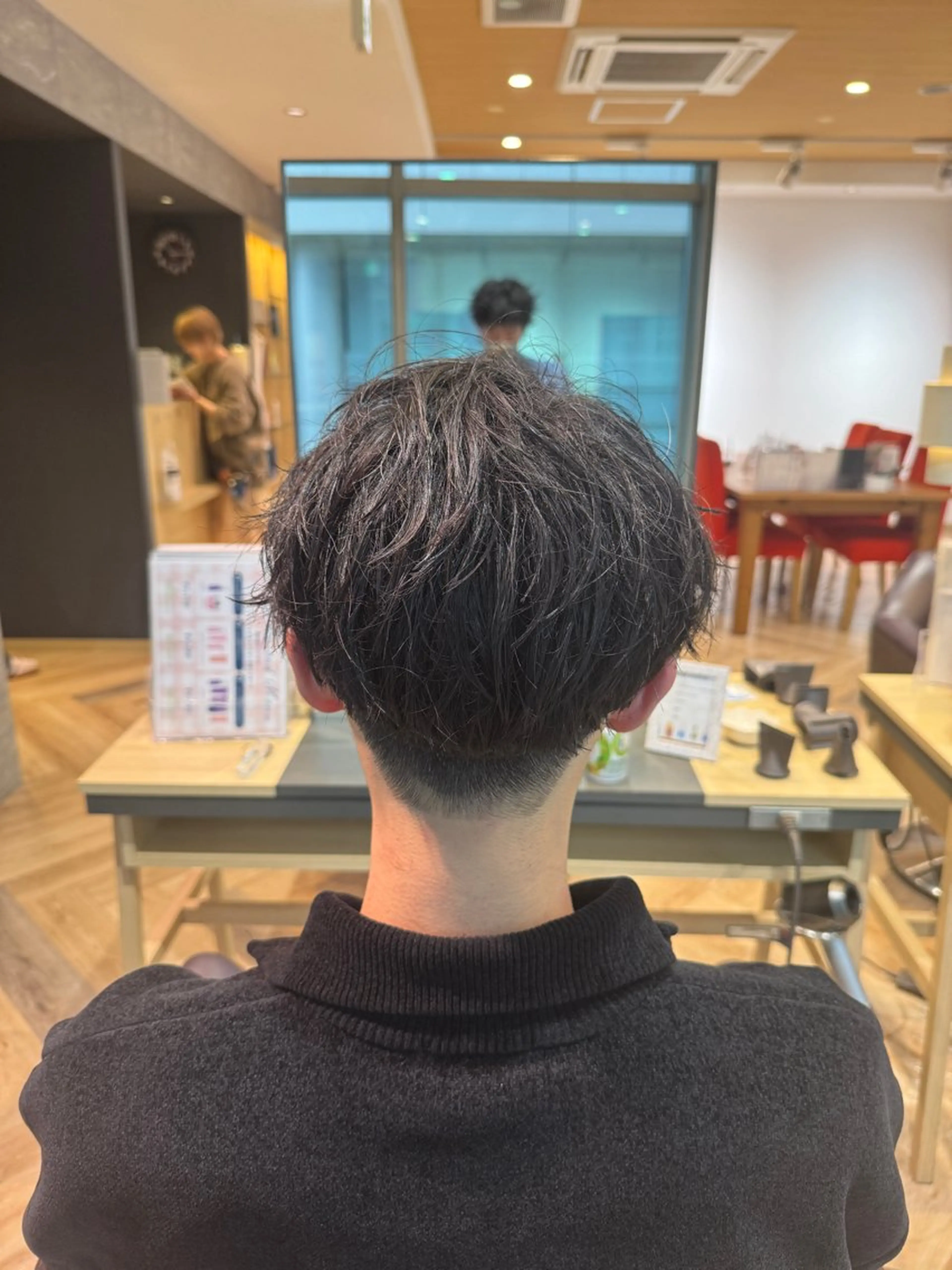 ショート メンズ メンズ特化/ センターパート/八谷のヘアスタイル