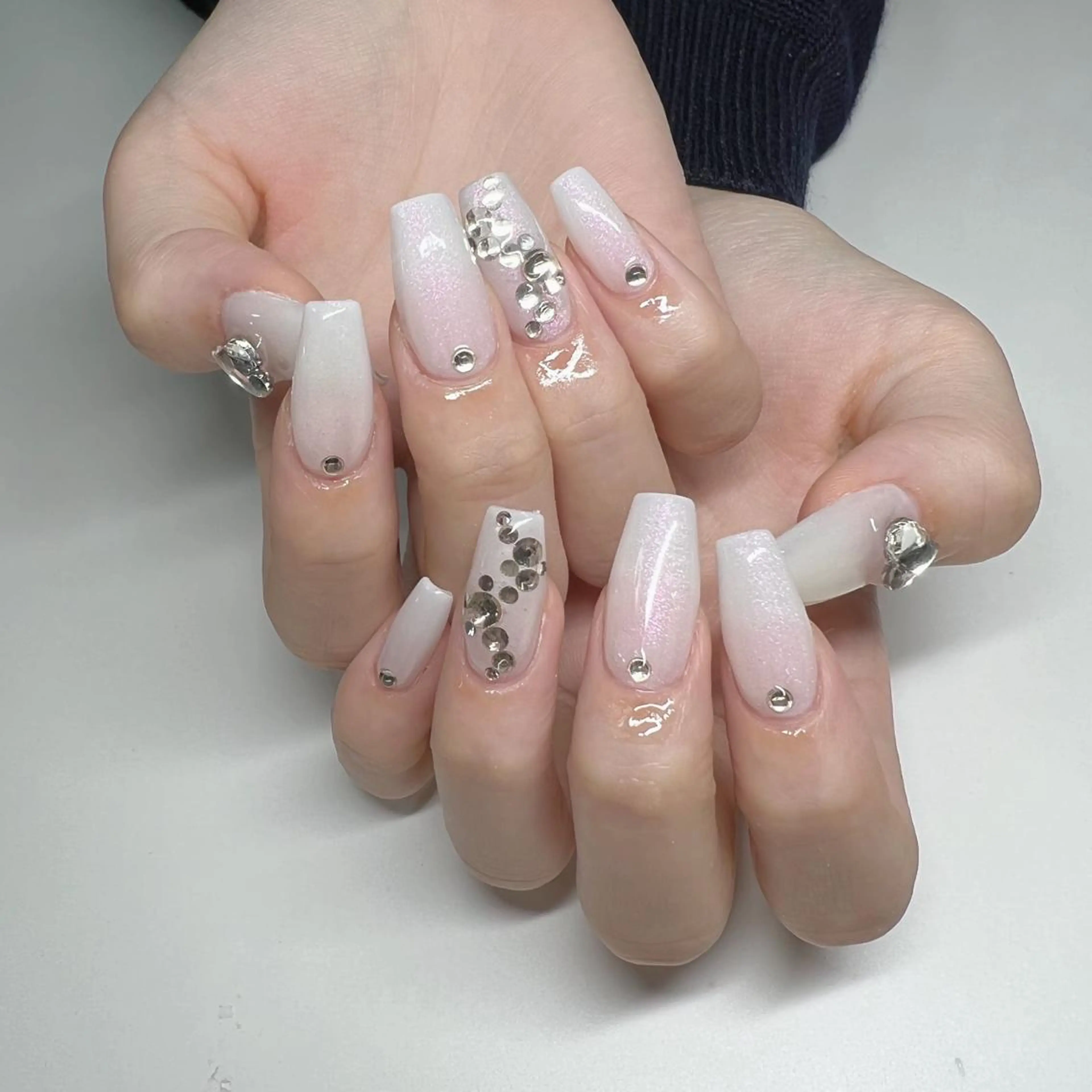 ネイル ハート ハンドネイル 川端 京香のネイルデザイン