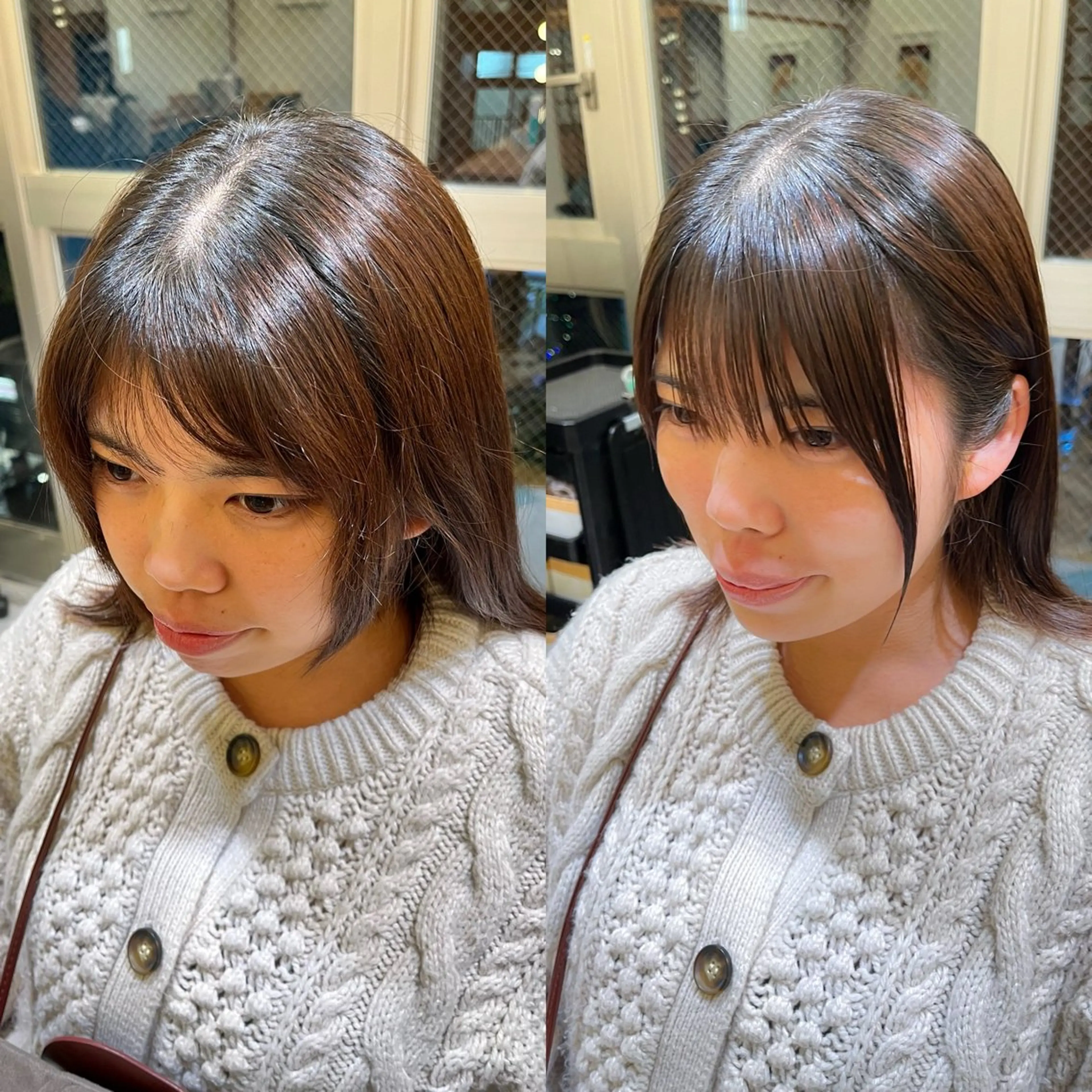 ミディアム カット 縮毛矯正 ショート/縮毛矯正 /大宮/惇平のヘアスタイル