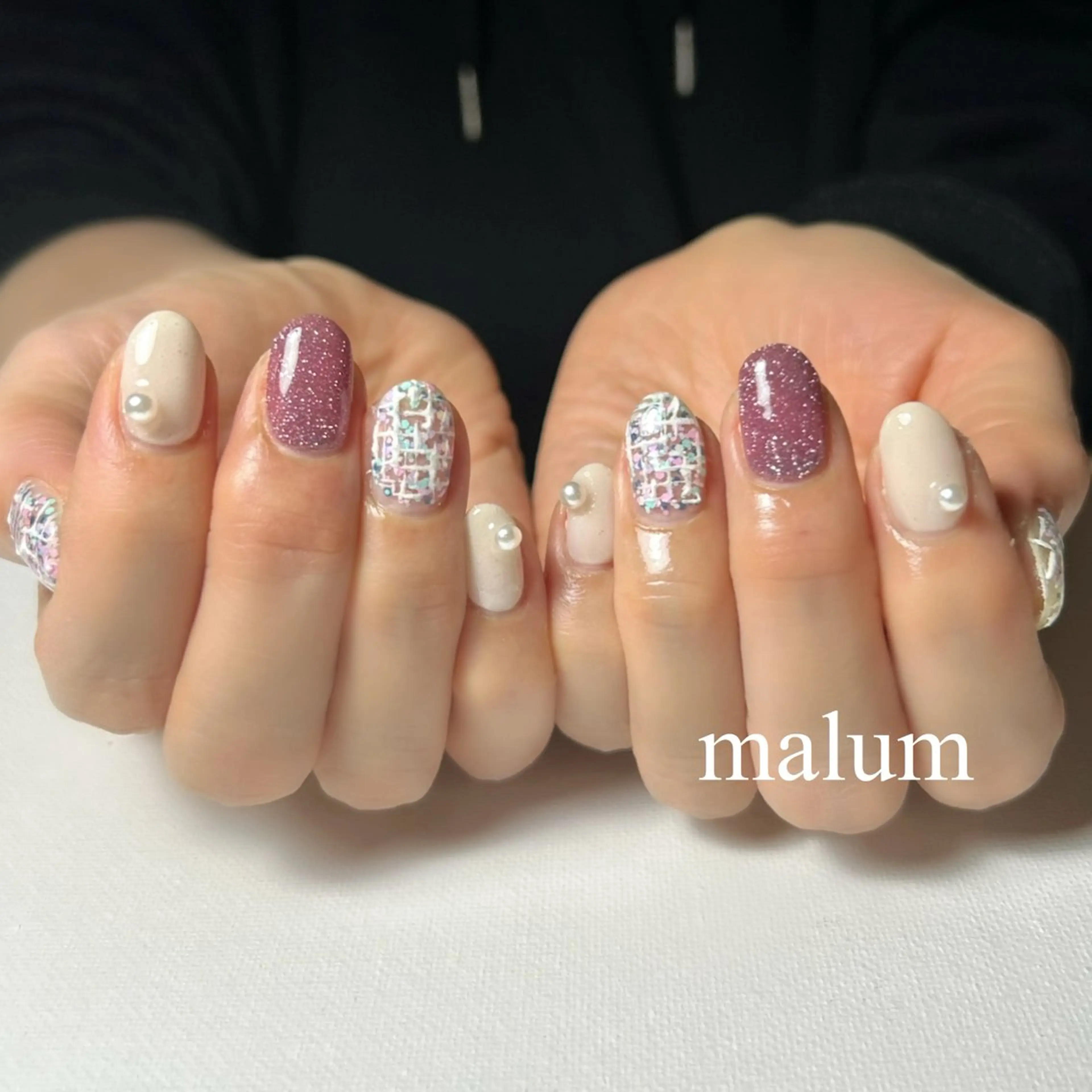 ネイル ハンドネイル malum nailのネイルデザイン