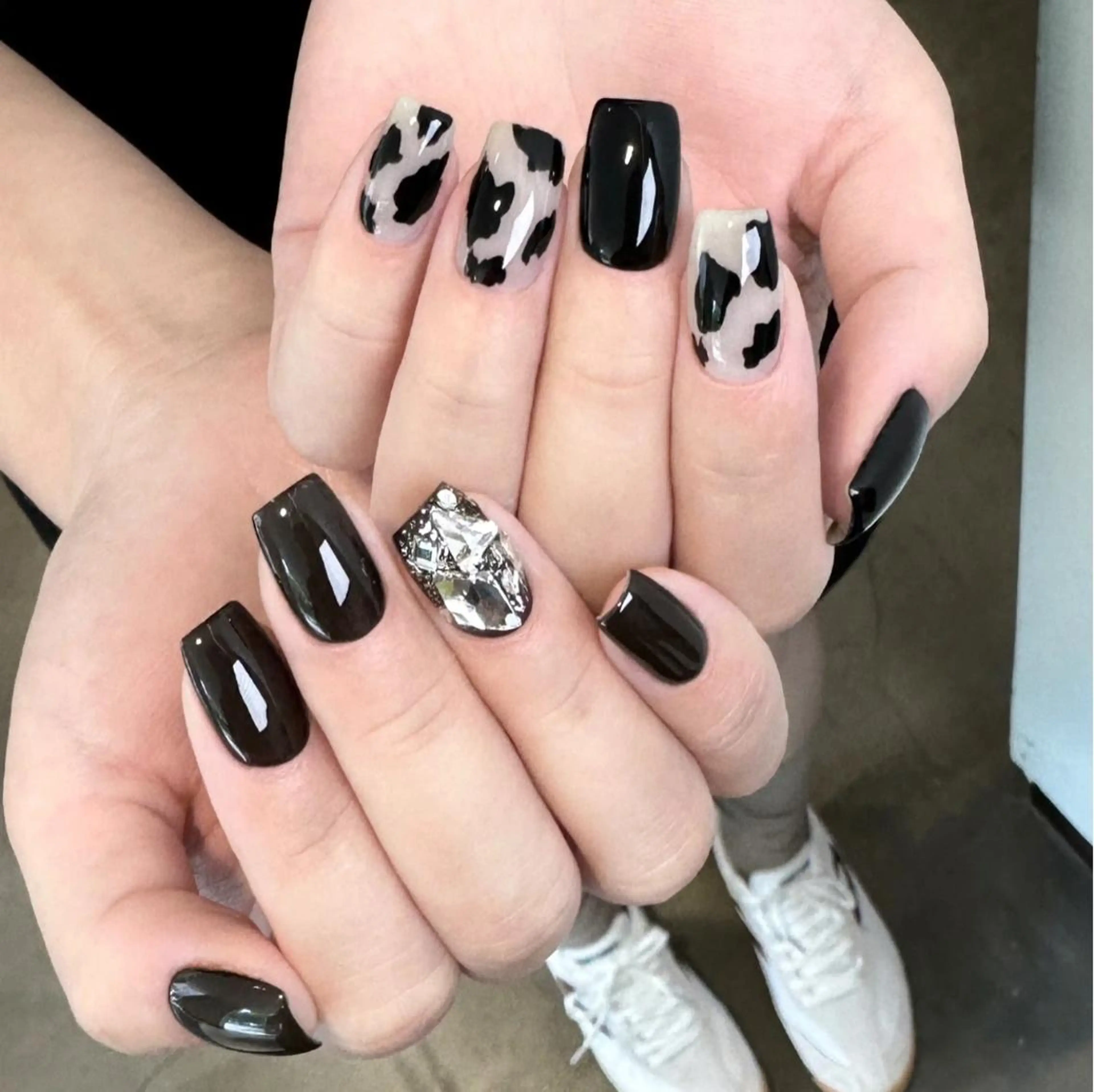 ネイル シンプルネイル Queen's ゆなのネイルデザイン