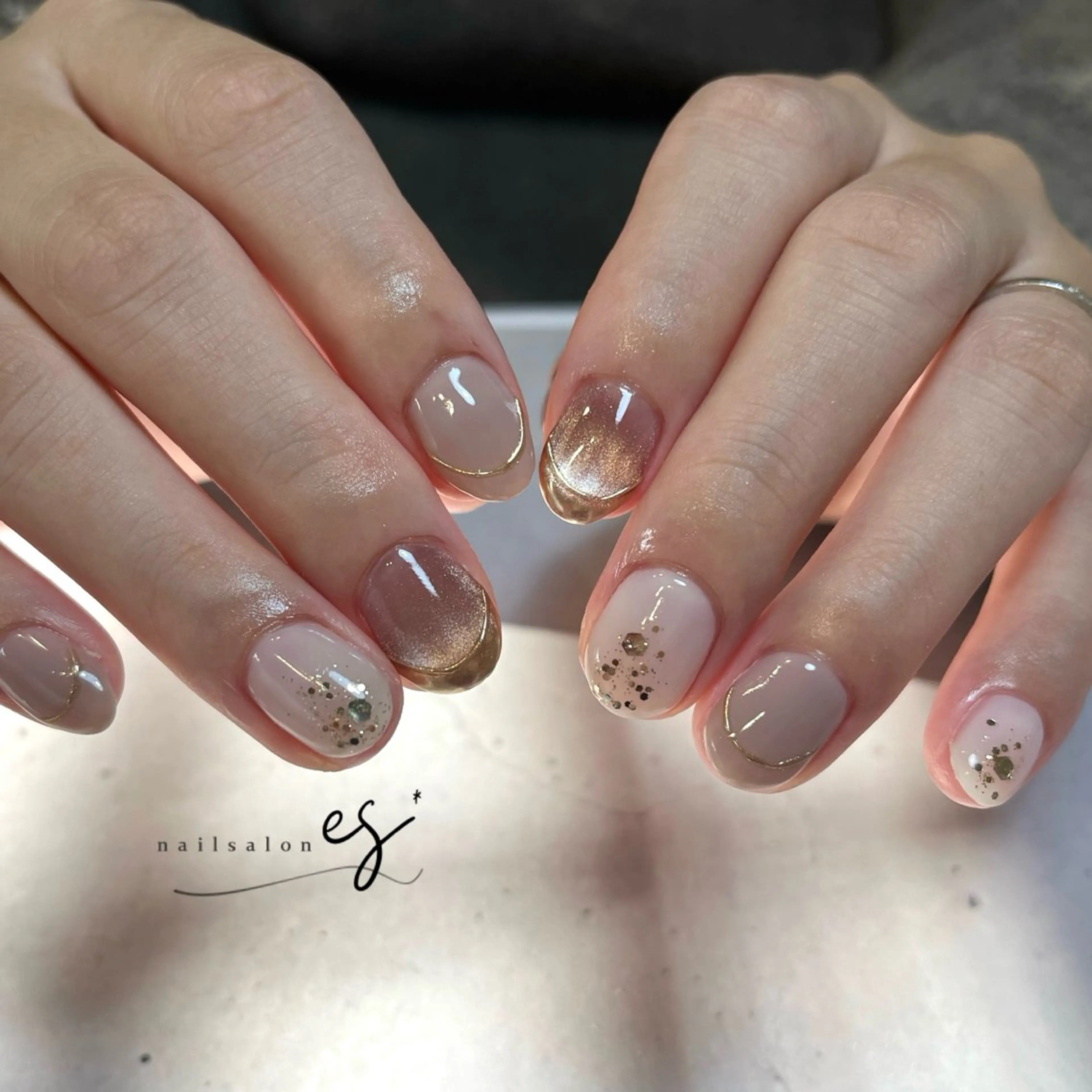 ネイル ハンドネイル nailsalon esのネイルデザイン