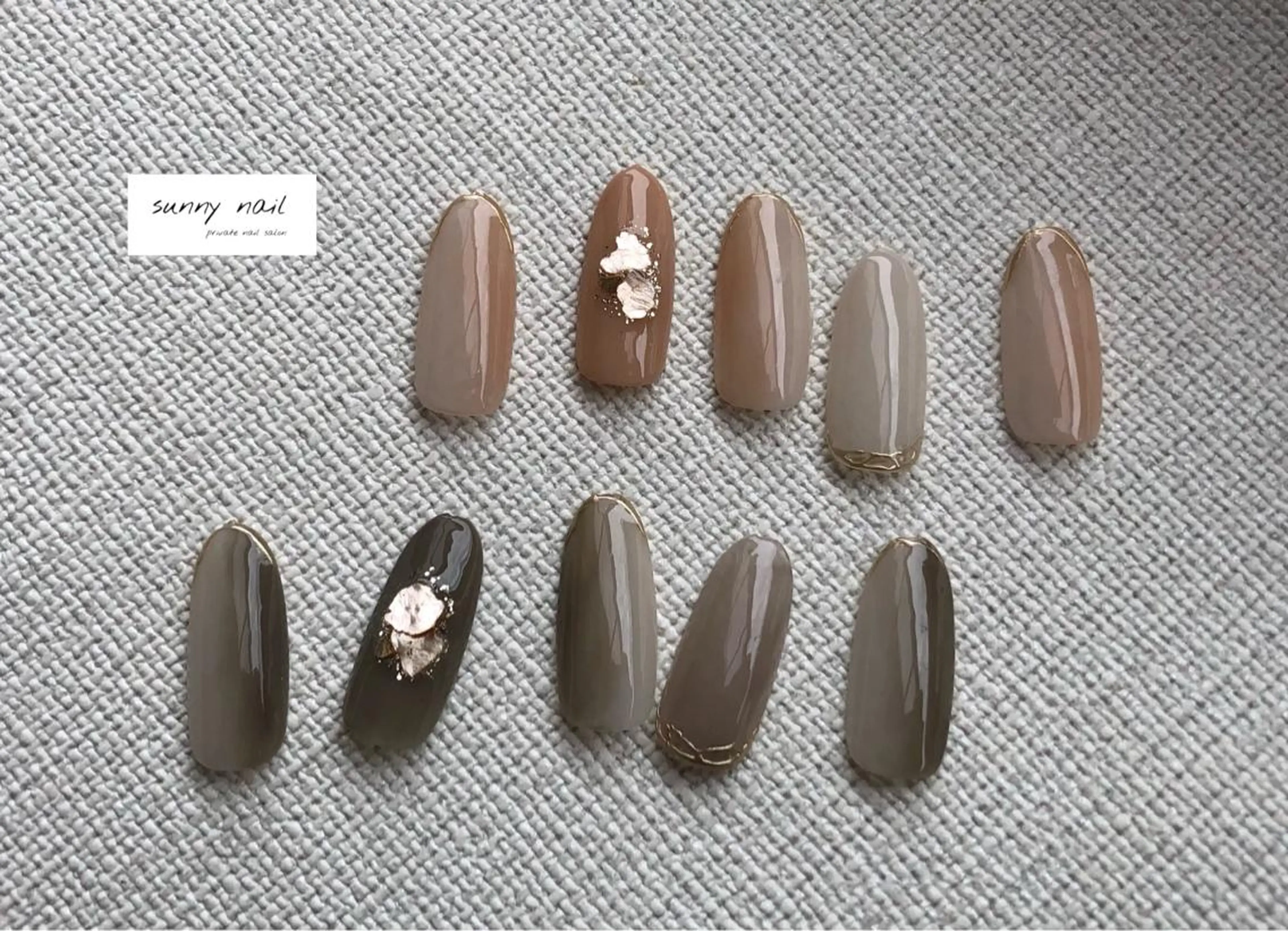 ネイル アートネイル カジュアル ジェルネイル グラデーション ミラーネイル sunny nailのネイルデザイン