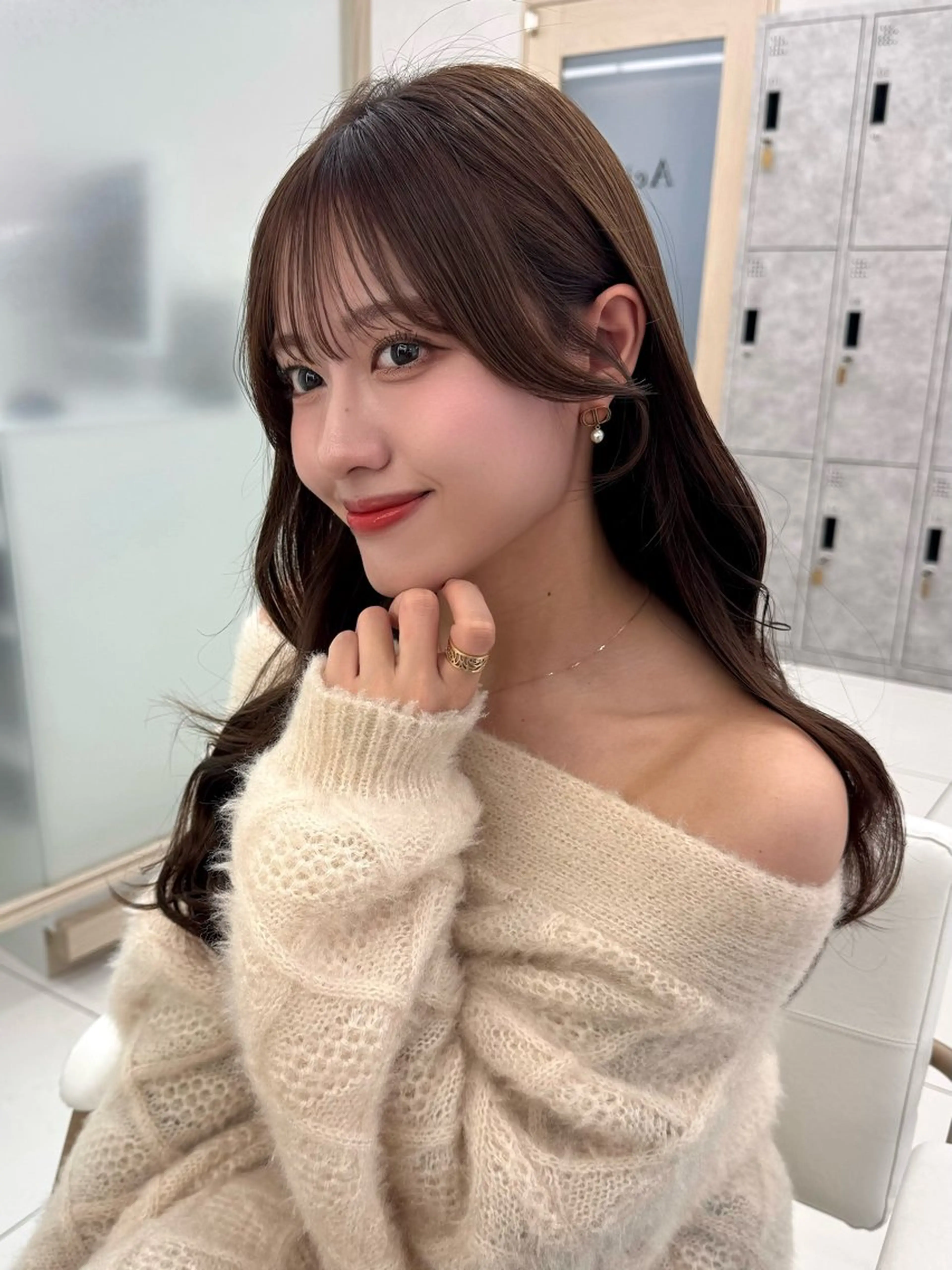 ロング 顔周り🇰🇷韓国 レイヤー/いづみ💞のヘアスタイル