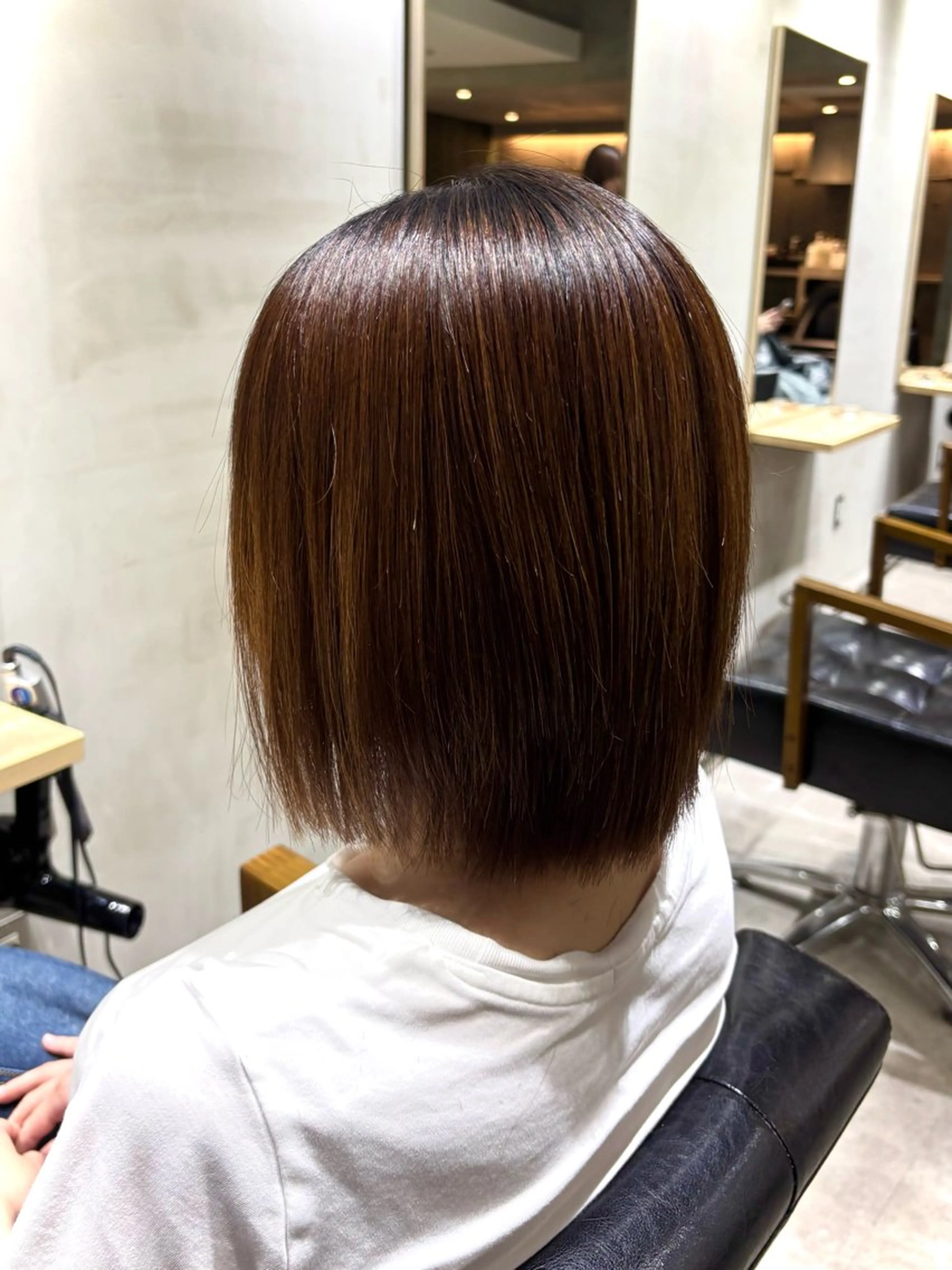 ミディアム 酸性ストレート 縮毛矯正 ACT仙台所属・川口 夏歩のヘアスタイル