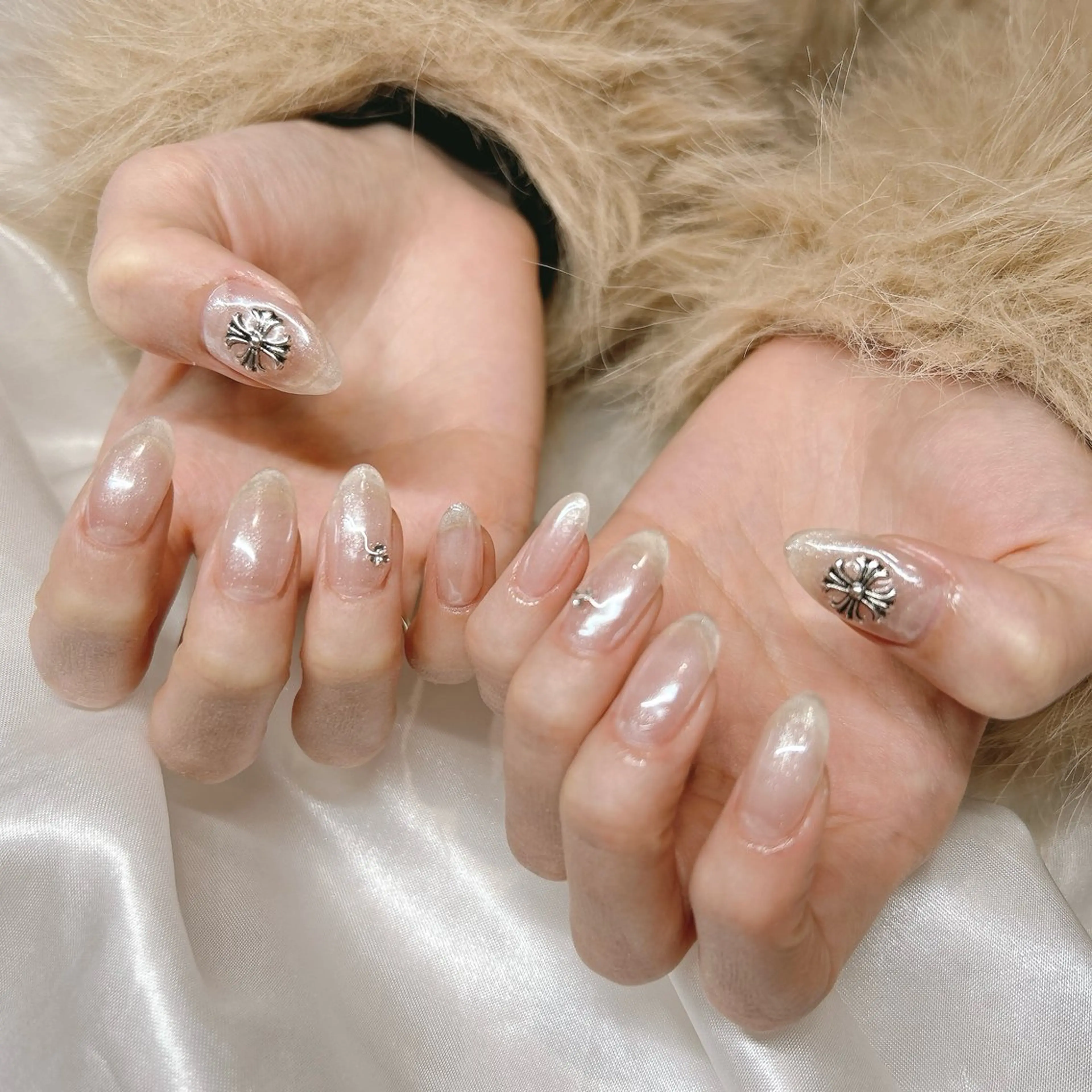 ネイル ハンドネイル junna のぞいてねのネイルデザイン