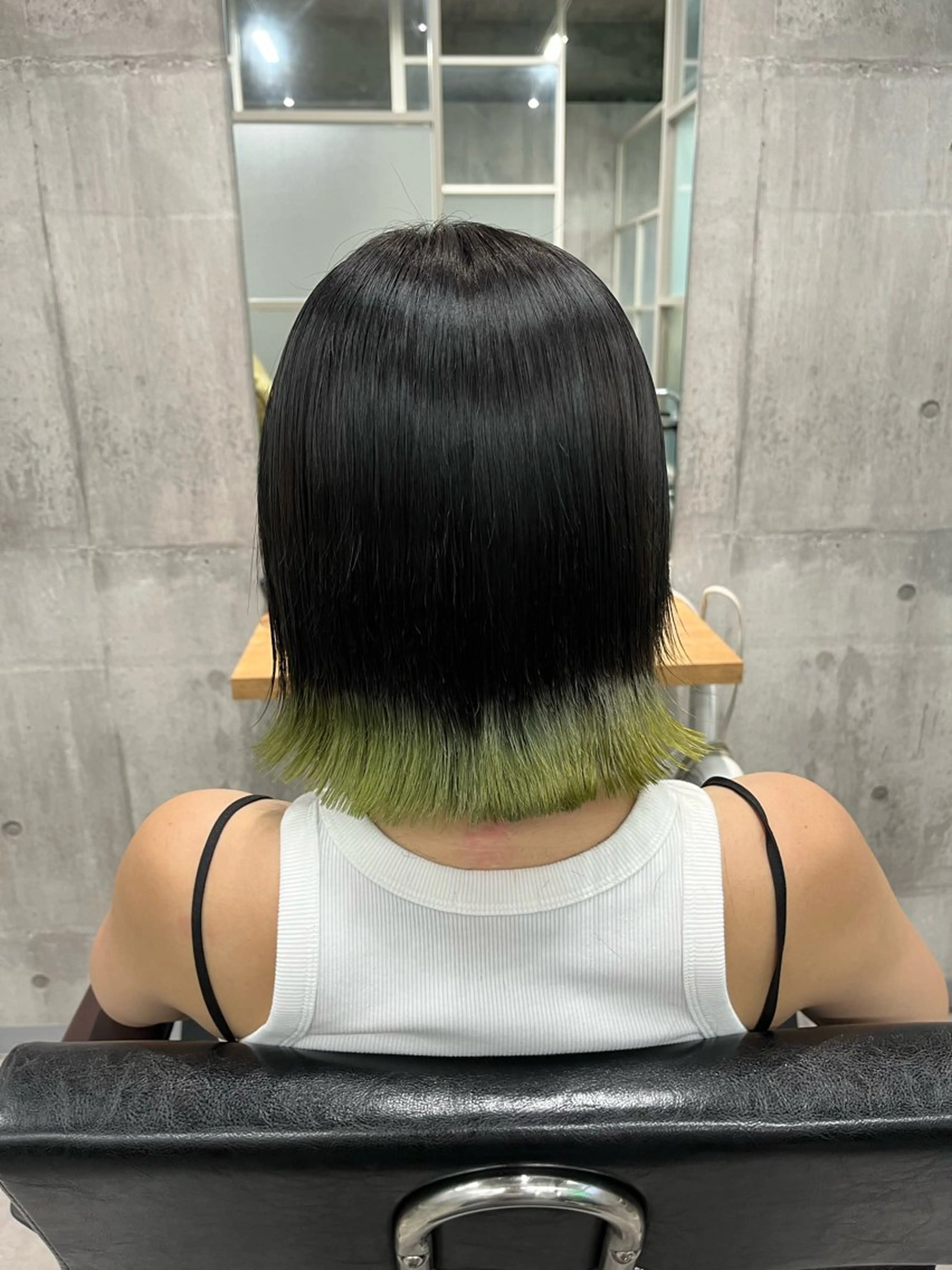ショート カラー カット ヘアカラー トリートメント ヘアセット newi赤羽 HINATAのヘアスタイル