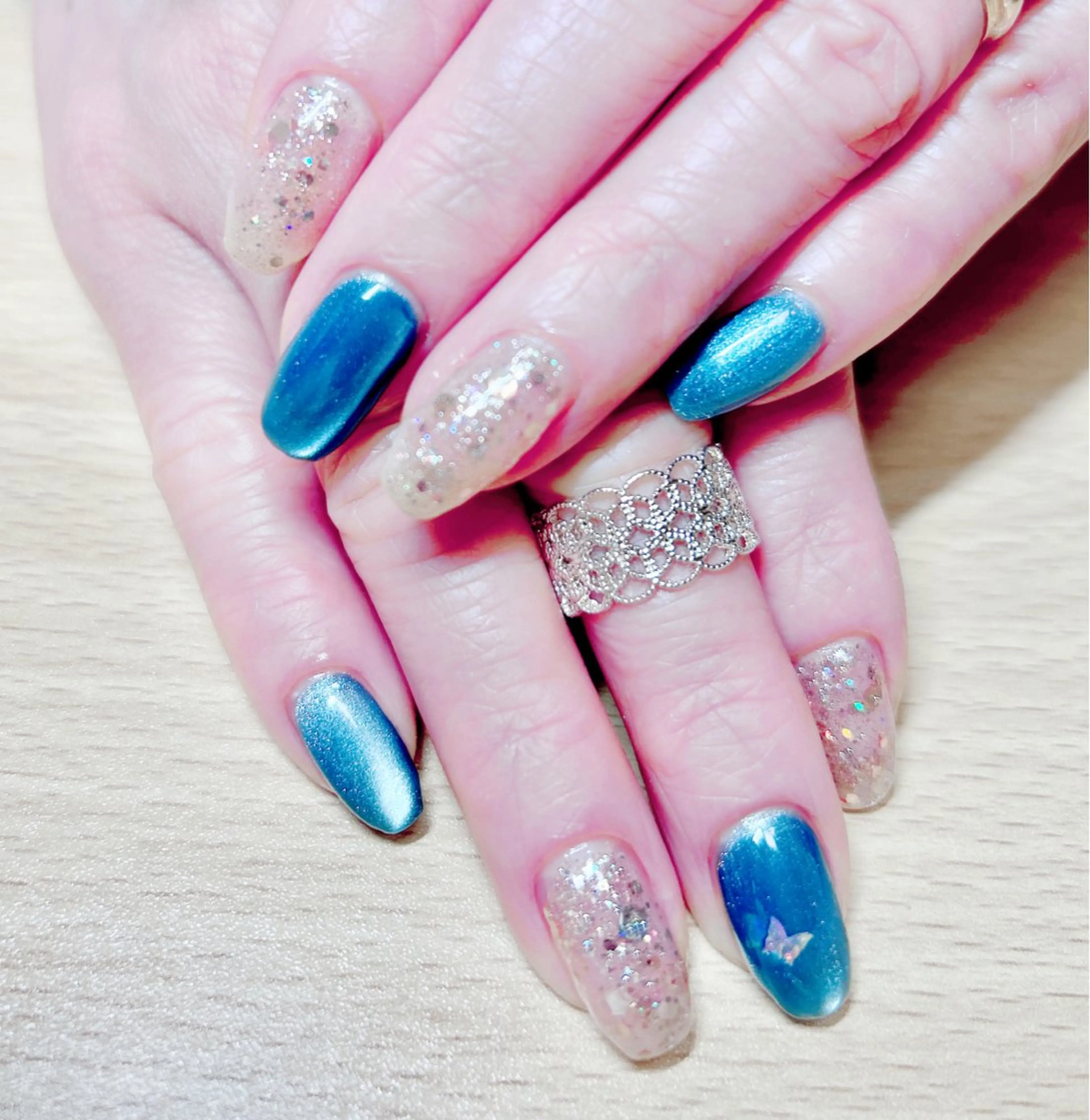 ネイル アートネイル 韓国ネイル マグネットネイル ニュアンスネイル オフィスネイル LUKA NAILのネイルデザイン