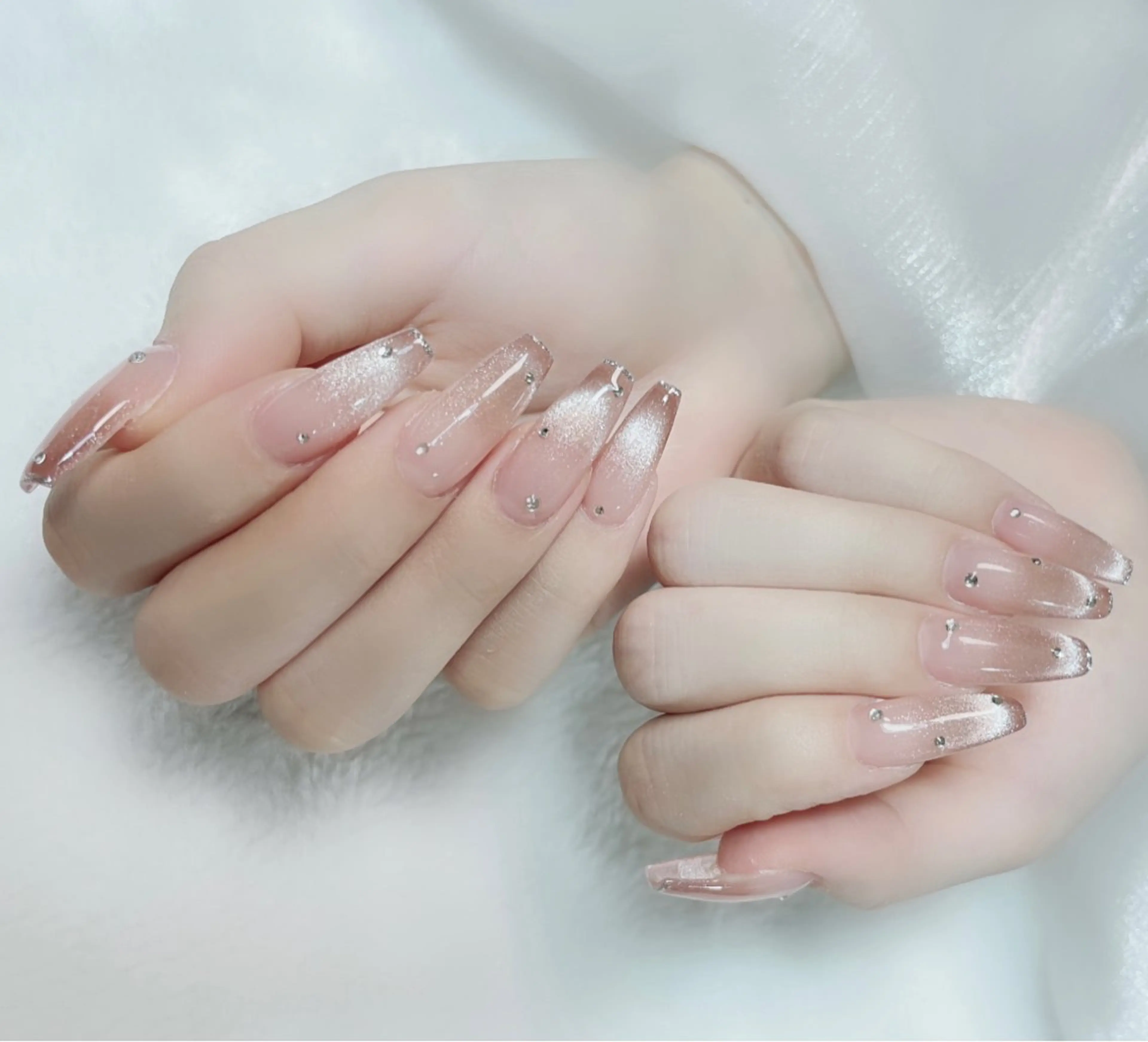 ネイル 長さ出し Amina nail salonのネイルデザイン