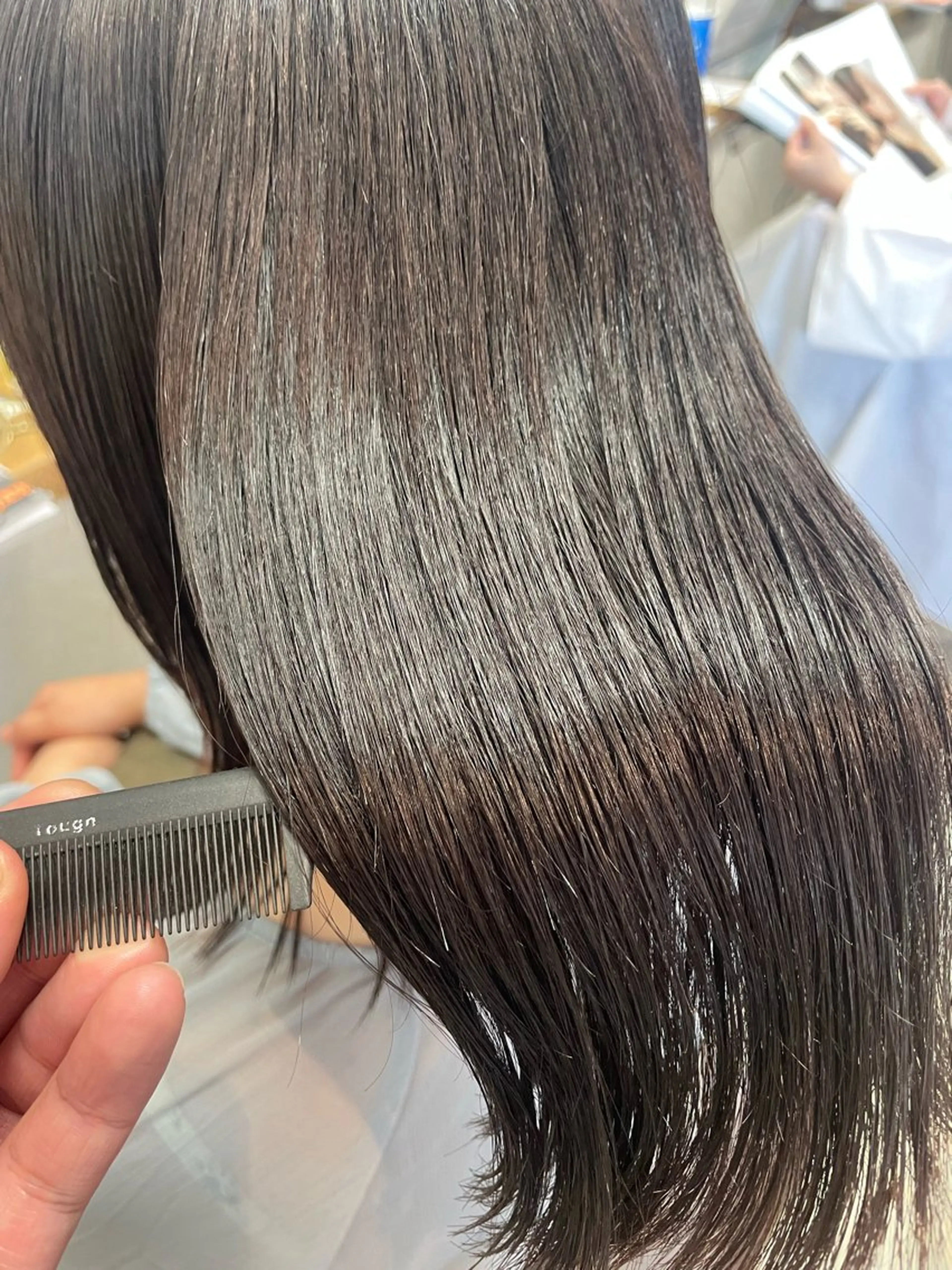 ミディアム パーマ 縮毛矯正 縮毛矯正 Blanc blanc所属・三川 啓英 / Blancblancのヘアスタイル