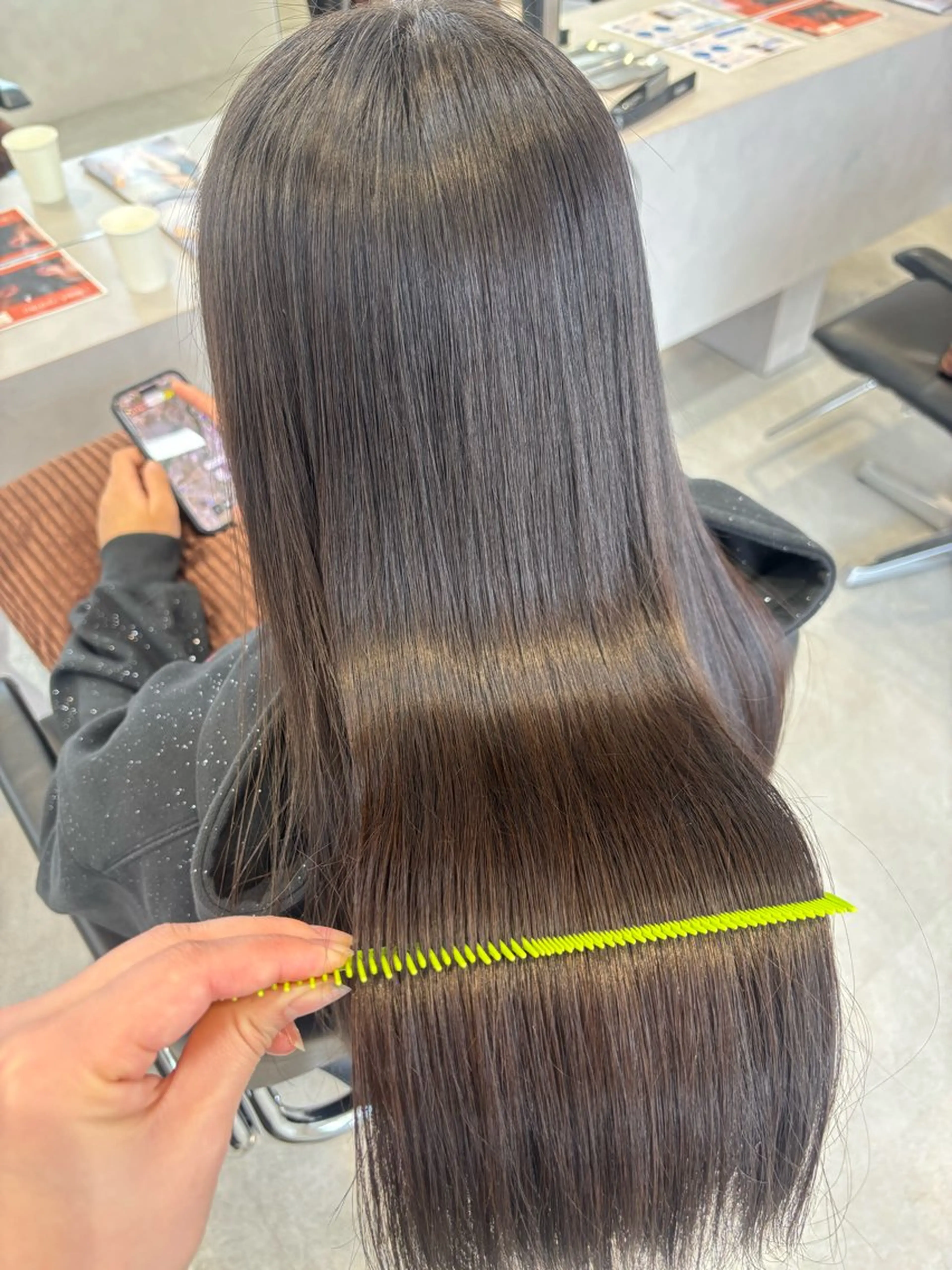 ロング カット 縮毛矯正 yoshino /ナチュラル縮毛のヘアスタイル