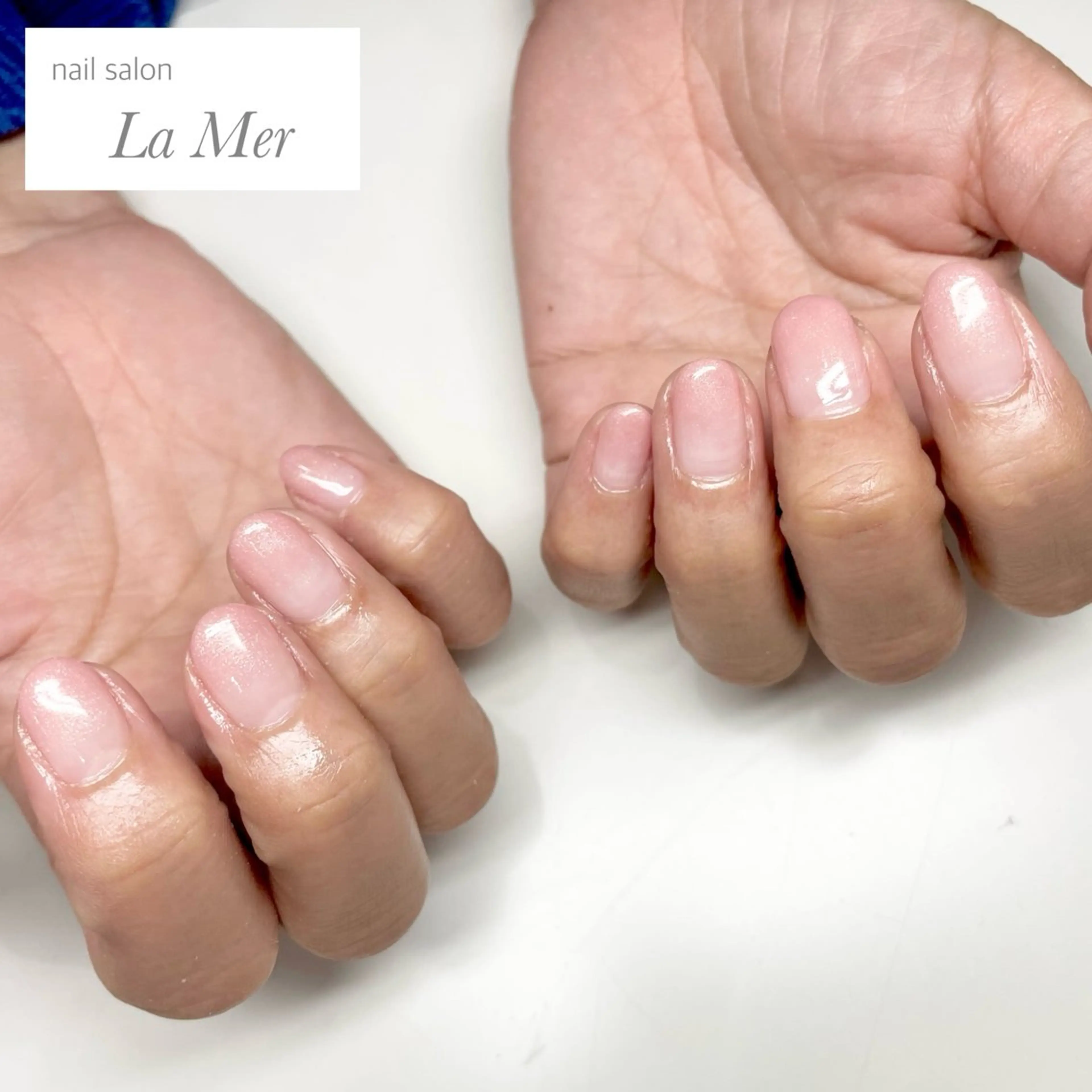 ネイル ブラウン グラデーション ラメ(グリッター) ラメグラデーション オフィスネイル ハンドネイル nailsalon La Merのネイルデザイン