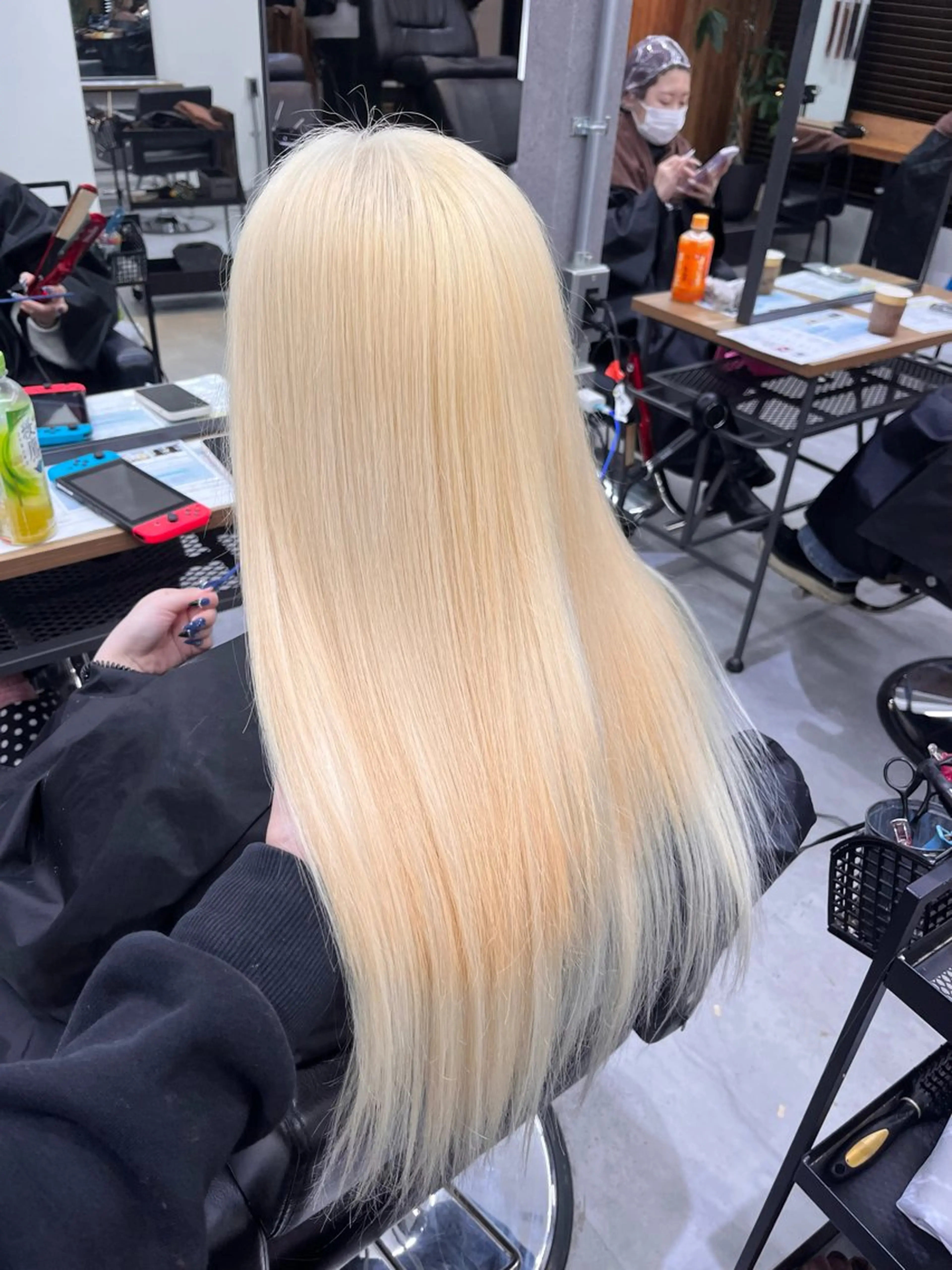 ロング ヘアカラー RIO🩶NEXT/ エクステ/ハイトーンのヘアスタイル