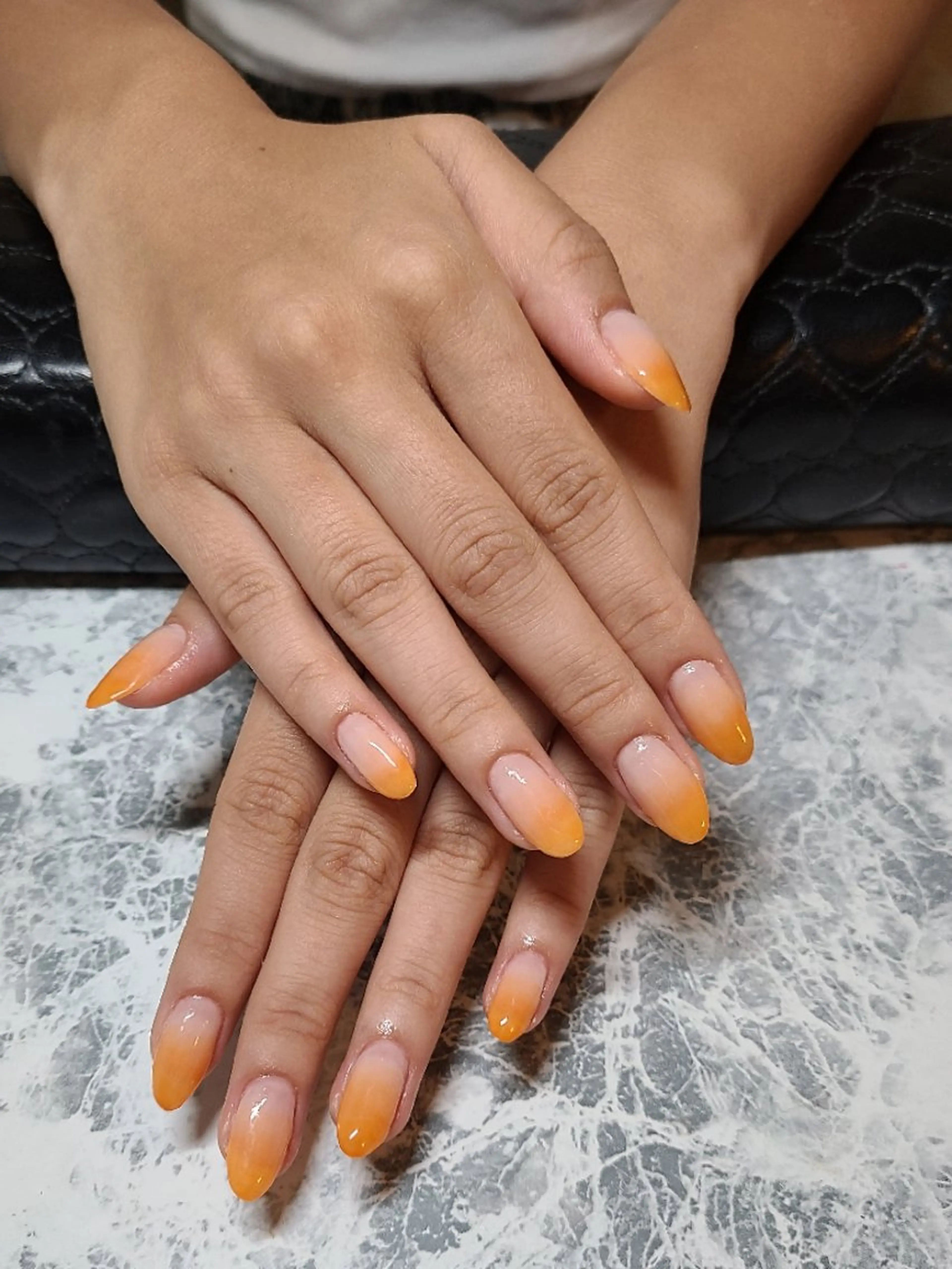 ネイル オレンジ SanaNailsalon所属・Sana Nailsalonのネイルデザイン