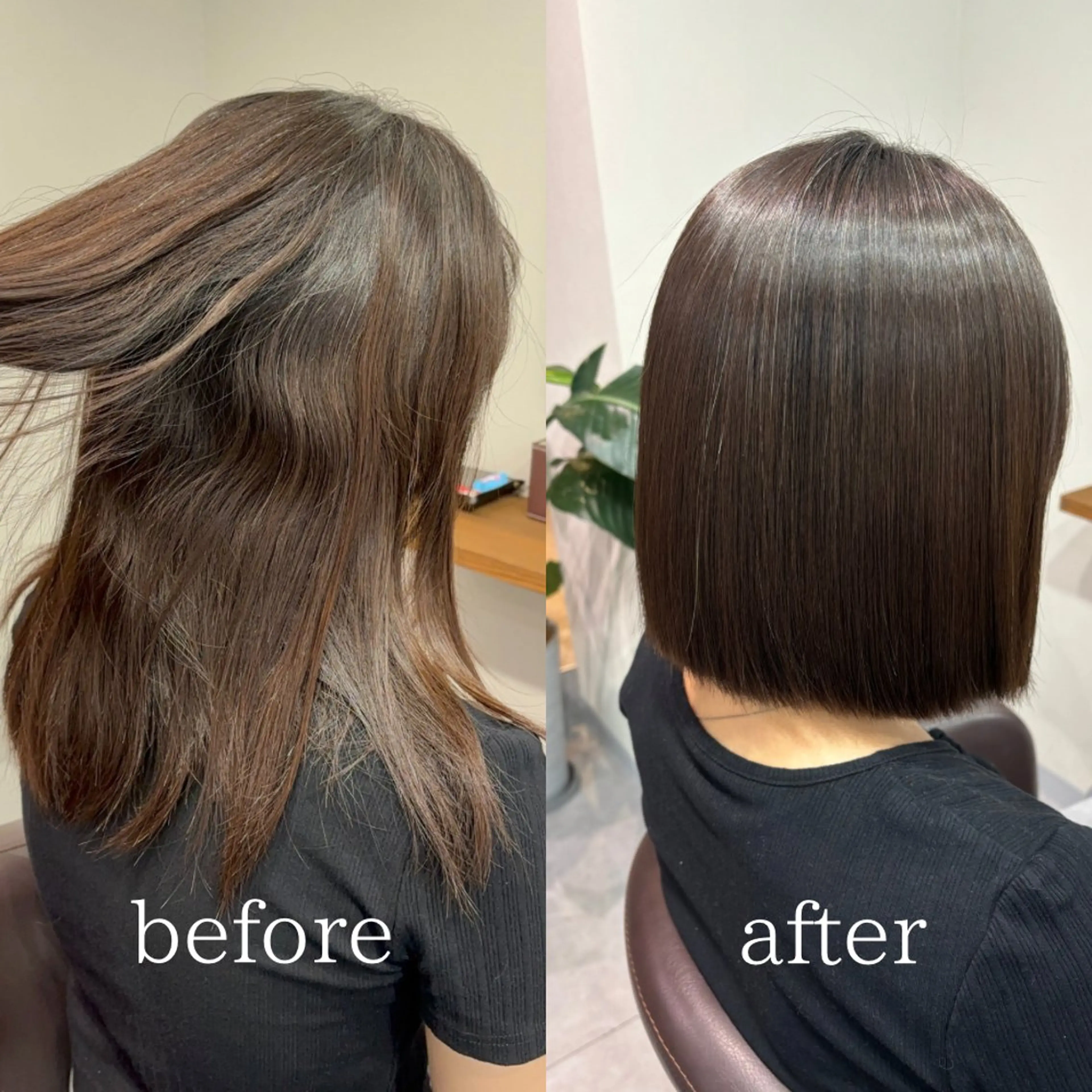 ミディアム 縮毛矯正 トリートメント ROOM所属・髪質改善・縮毛矯正/ 下村陽平のヘアスタイル