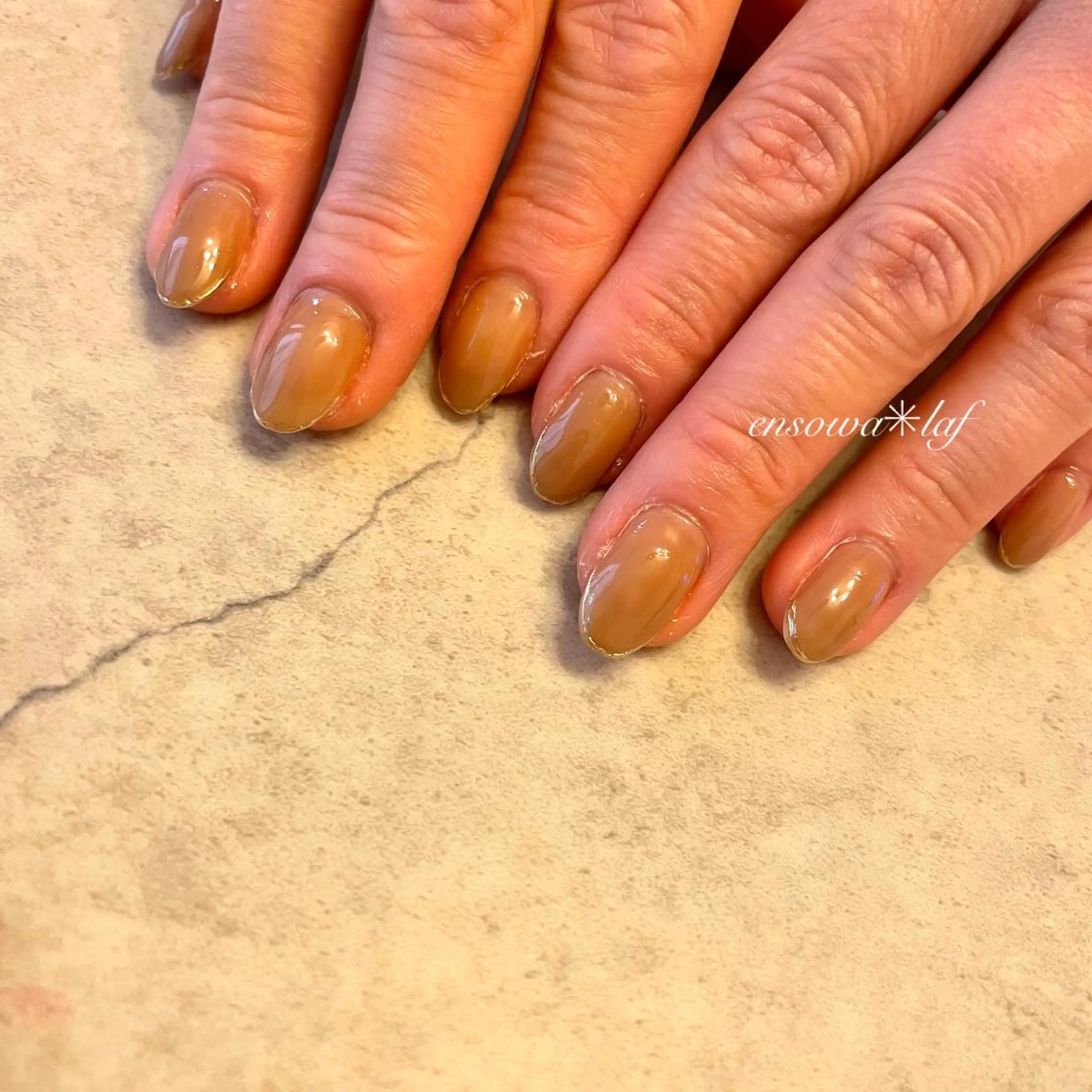 ネイル ミラーネイル ワンカラーネイル ensowa✱laf NAILのネイルデザイン