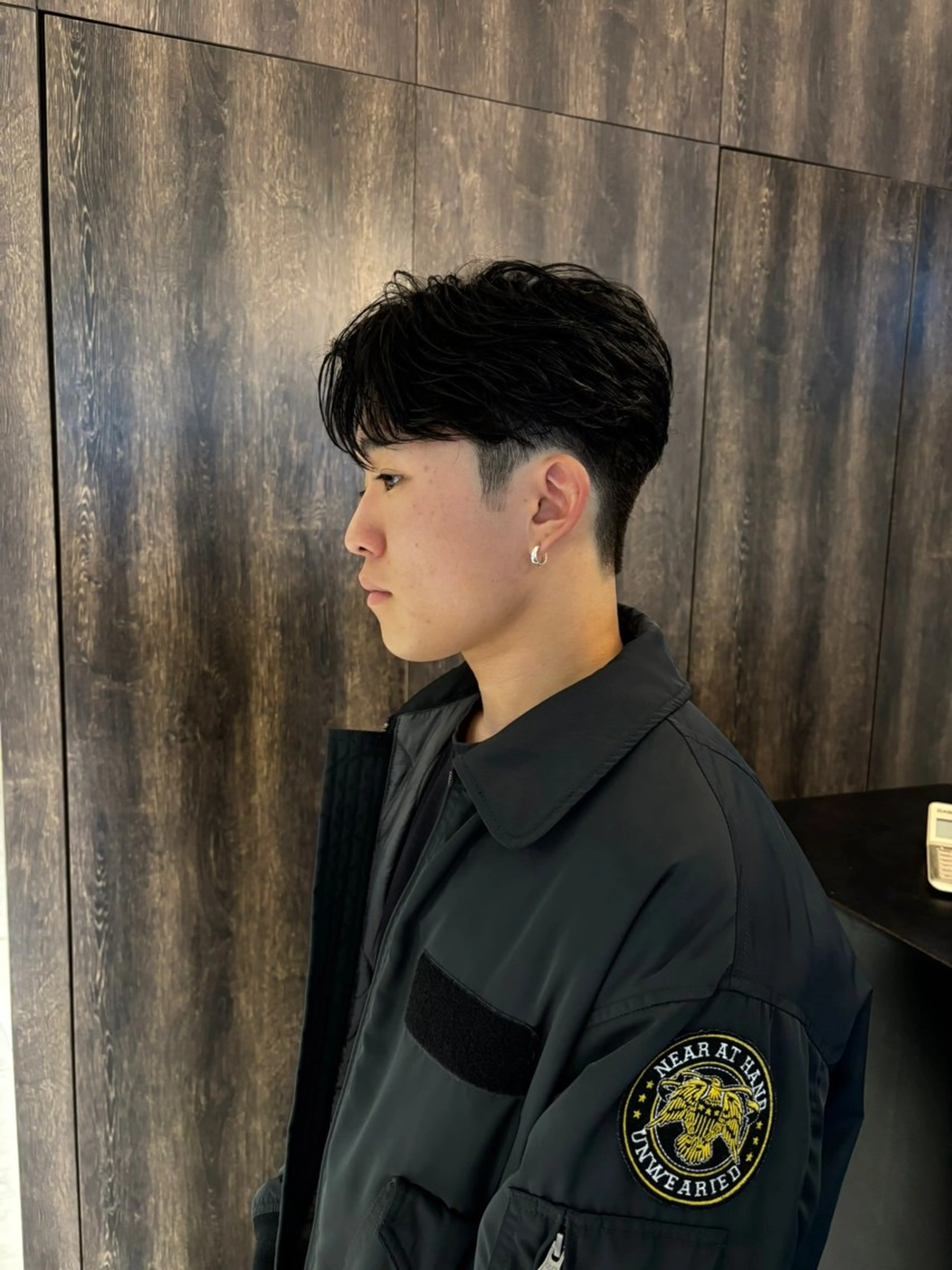 メンズ フェザーパーマ メンズパーマ カット パーマ メンズパーマ/ 上原琉介のヘアスタイル