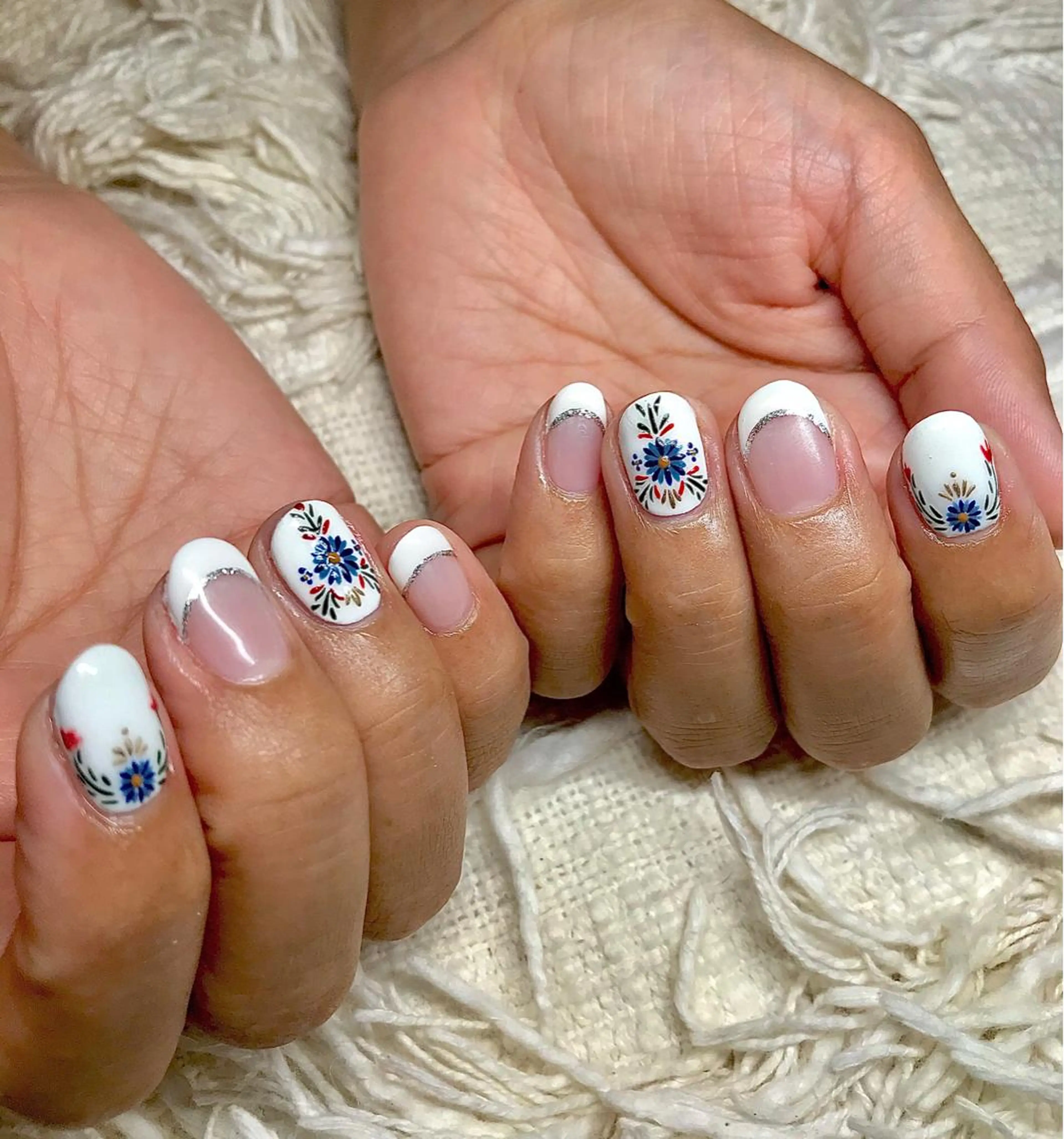 ショート カラー パーマ ヘアアレンジ メンズ キッズ ネイル マツエク・マツパ フレンチネイル ハンドネイル ハンドケア nail&eye Aoのマツエク・マツパデザイン