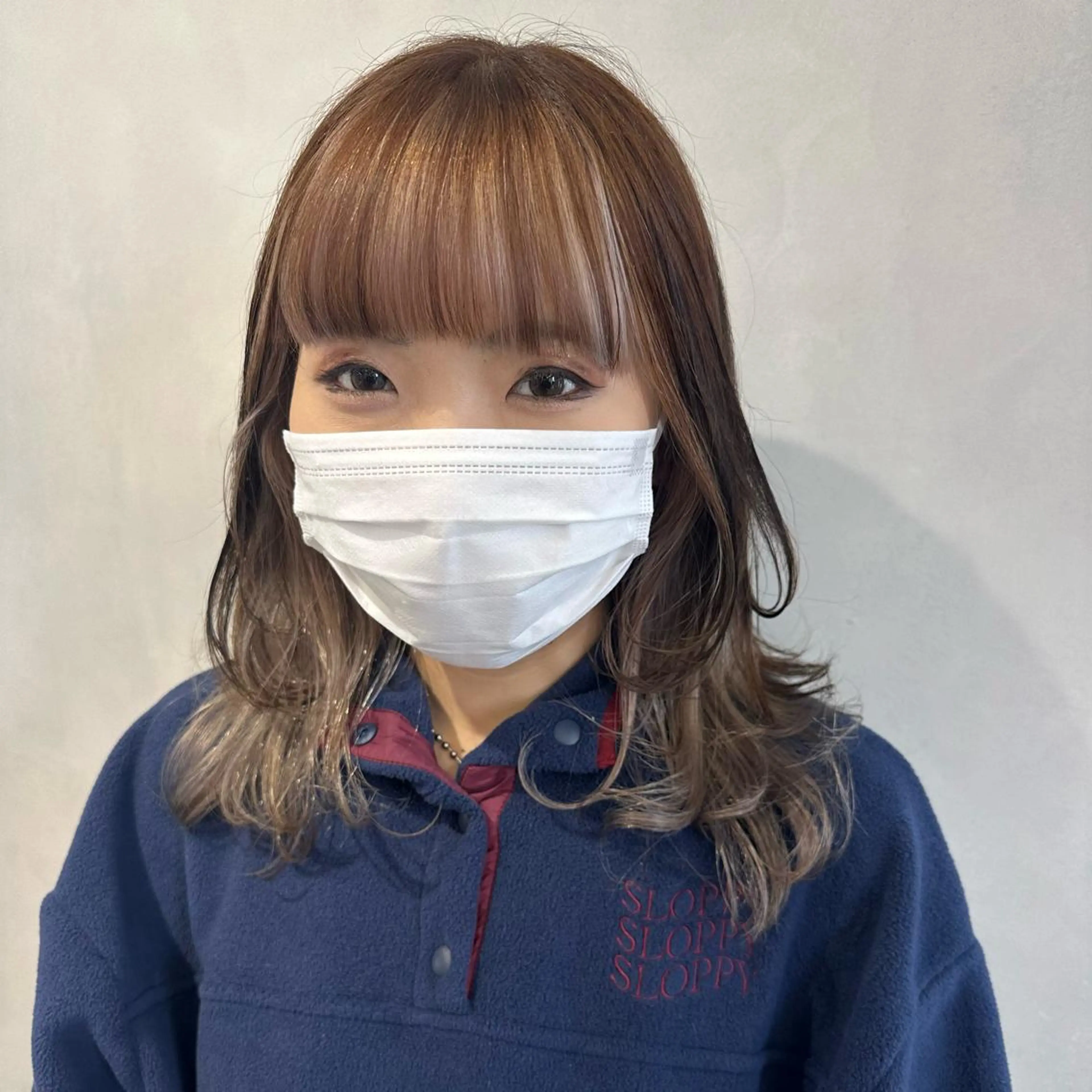 ミディアム カラー カット ヘアカラー トリートメント デザインカラー/パー マ🦖外岡咲希🦖のヘアスタイル