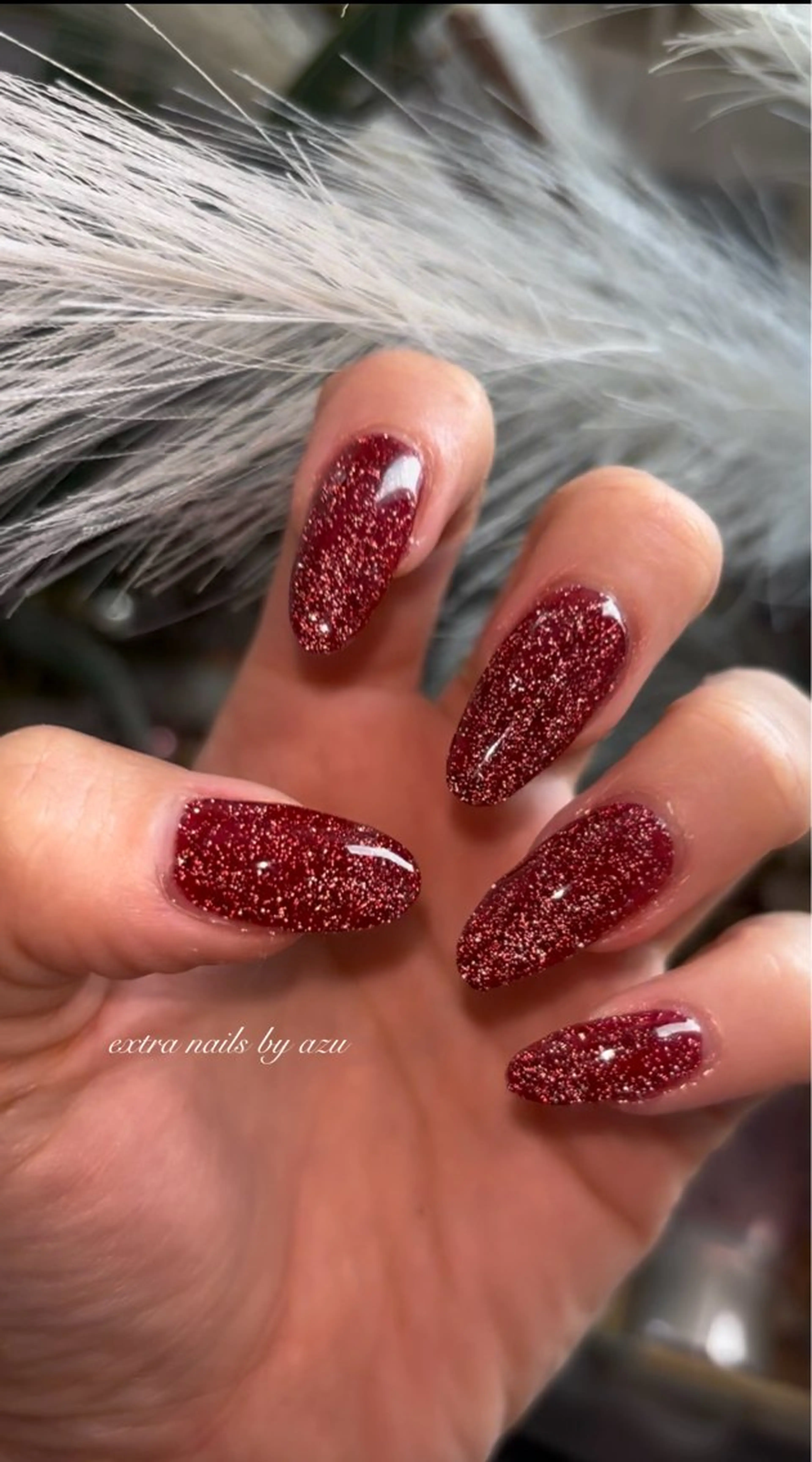 ネイル フラッシュネイル キラキラネイル ワンホンネイル ハンドネイル extranails ／lemellaのネイルデザイン