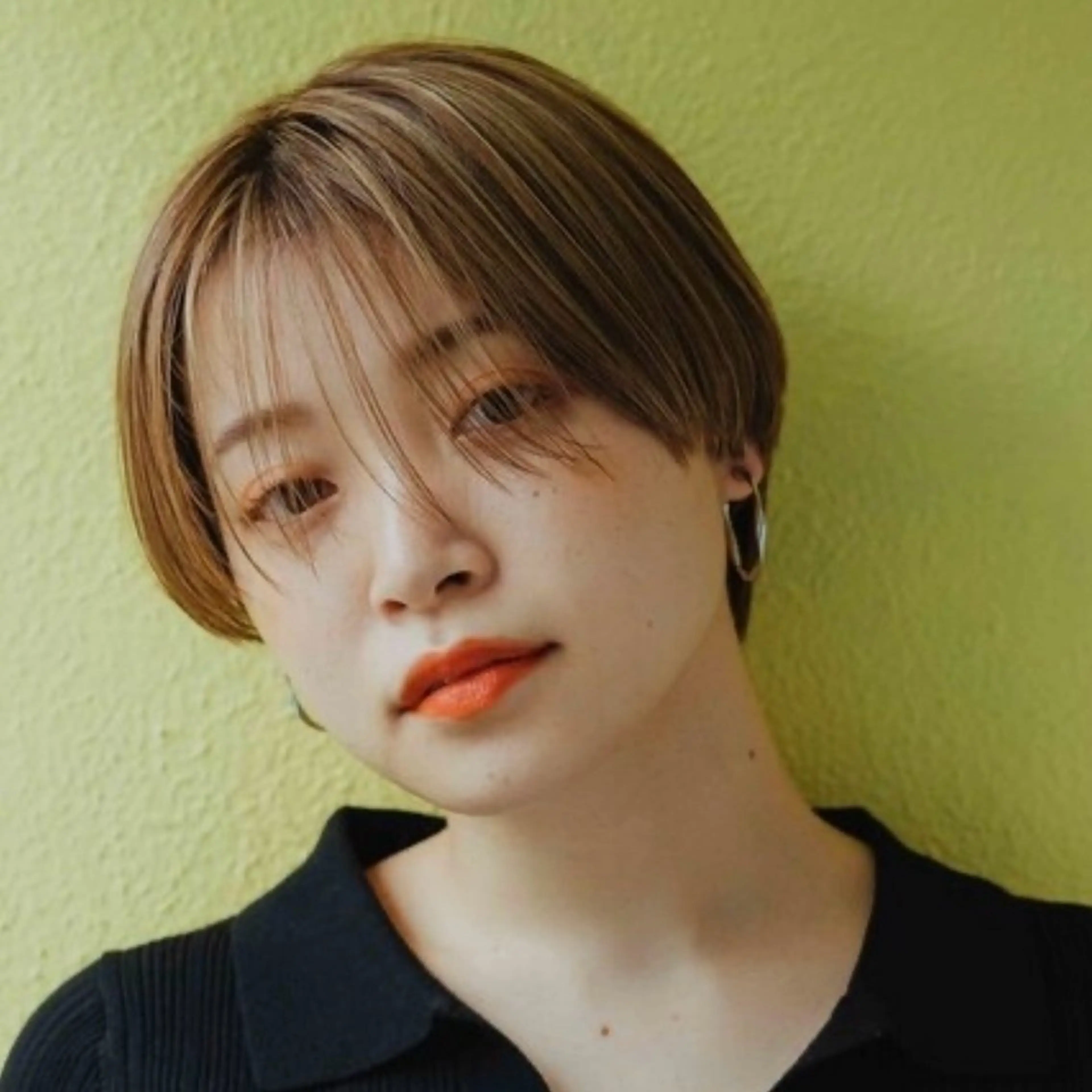 ショート カラー ハイトーン/ボブ/ ハイライト🌱ᩚ涼介のヘアスタイル