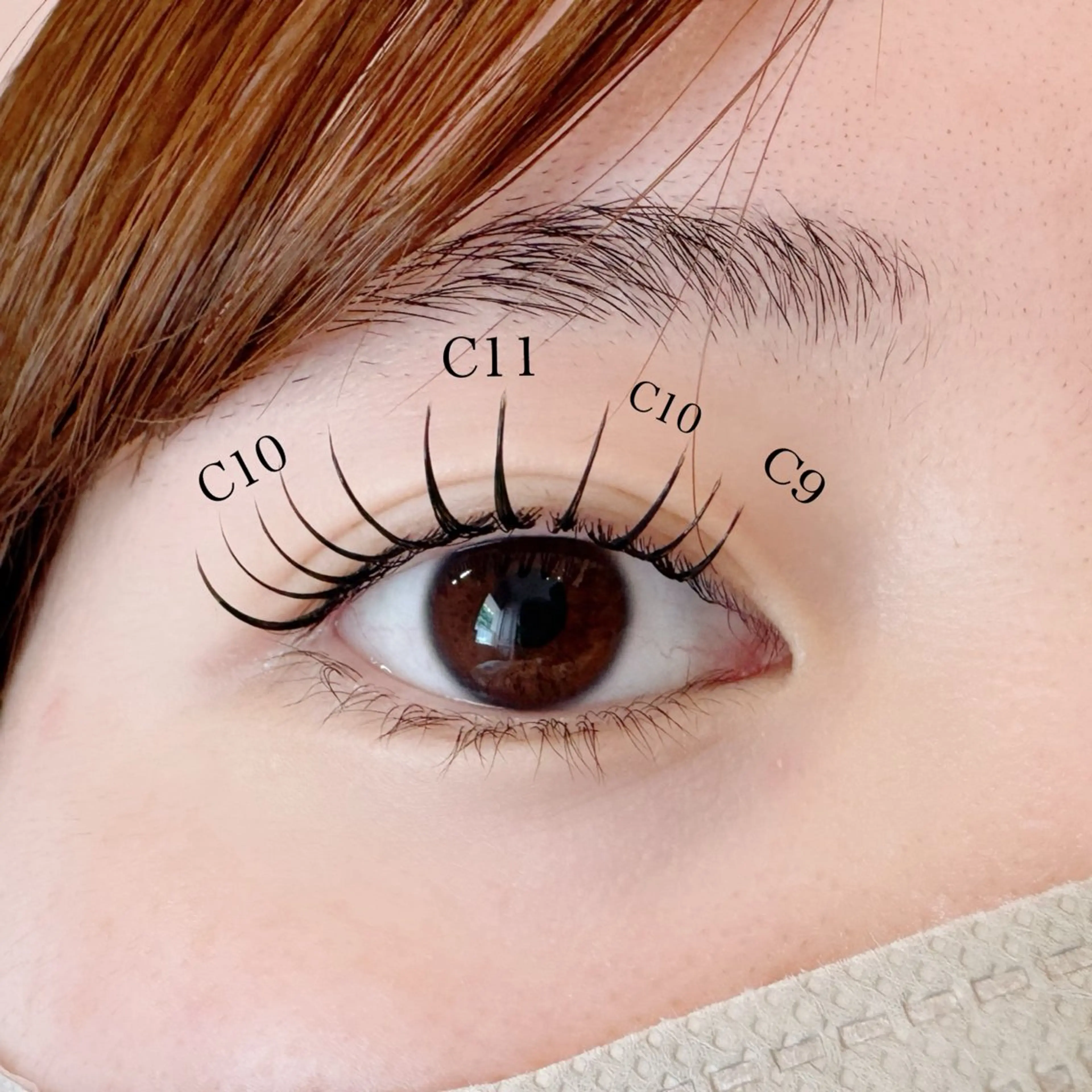 マツエク・マツパ まつげパーマ マツエク MELIAnail&eyelash所属・角屋 ひとみのマツエク・マツパデザイン