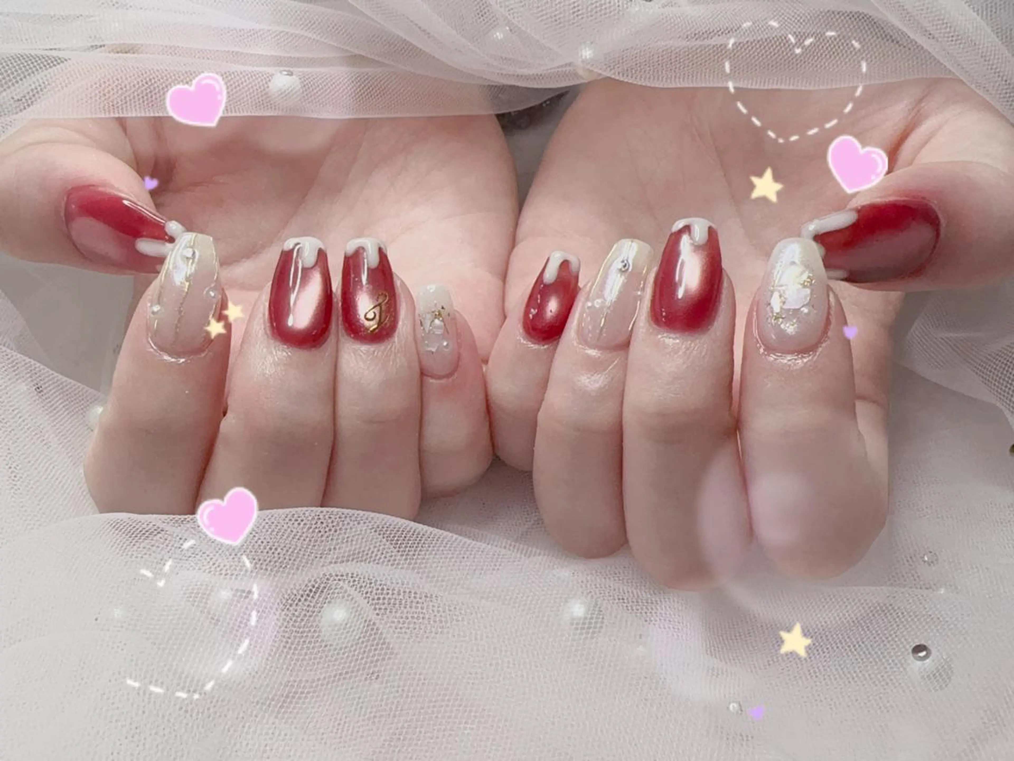 ネイル ハンドネイル 🎀シズカ nail🎀のネイルデザイン