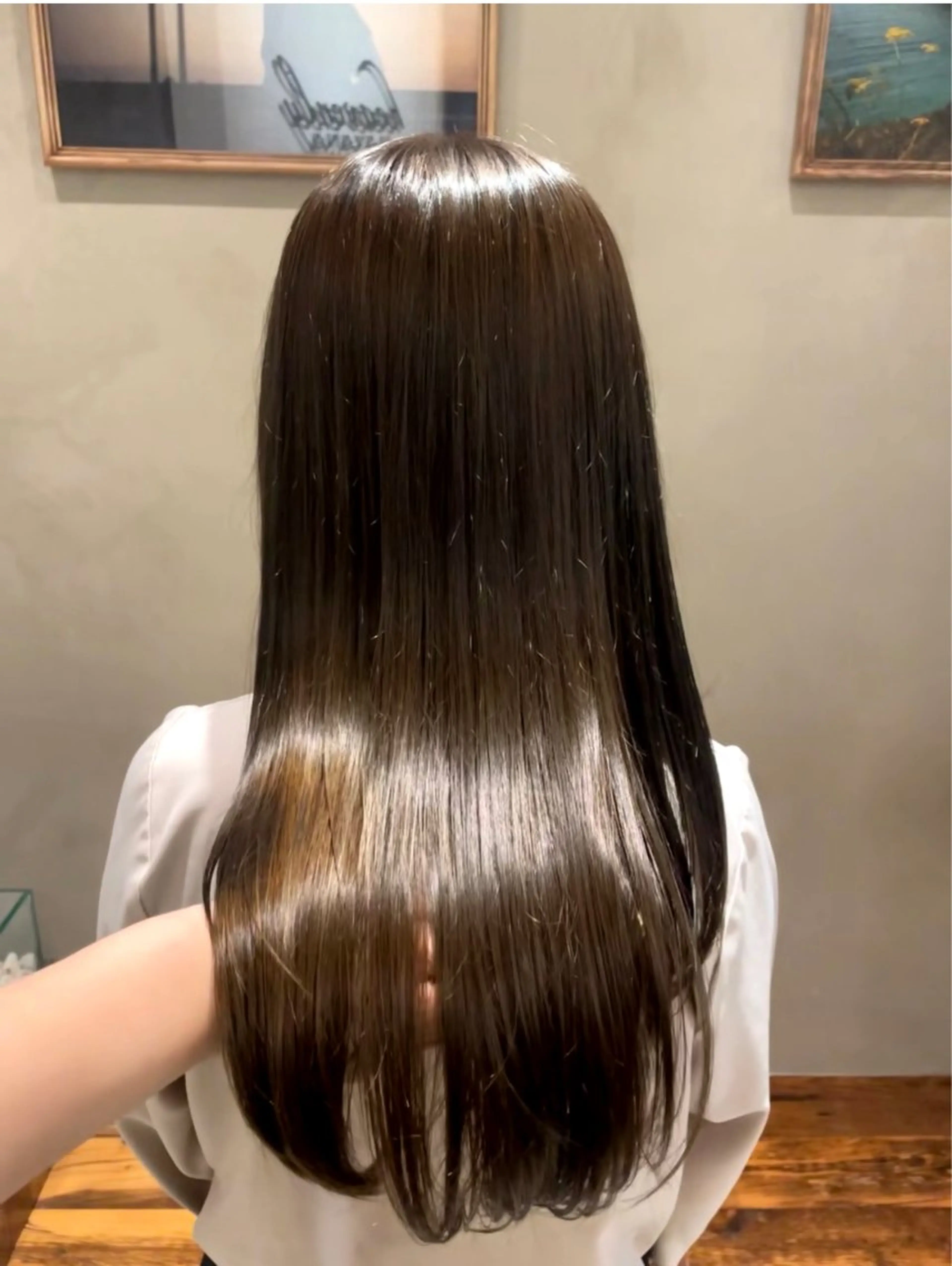 ミディアム カラー カット ヘアカラー トリートメント 新宿 /透明感カラー レイヤー/NANAのヘアスタイル