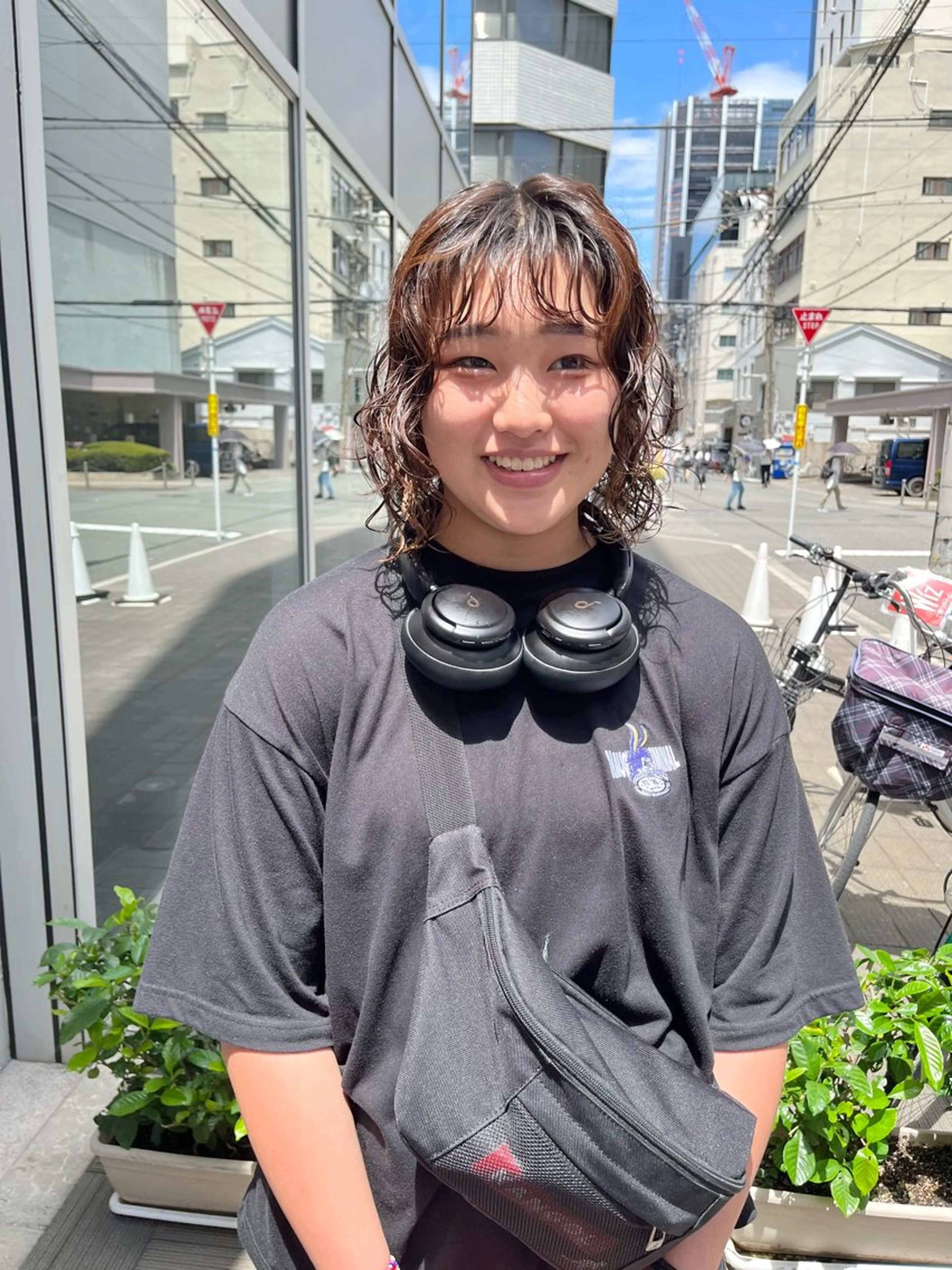 ショート パーマ ボブ レイヤーカット ウルフカット ウルフボブ スパイラルパーマ カット パーマ ショート/パーマ/ カラー/FUKOのヘアスタイル