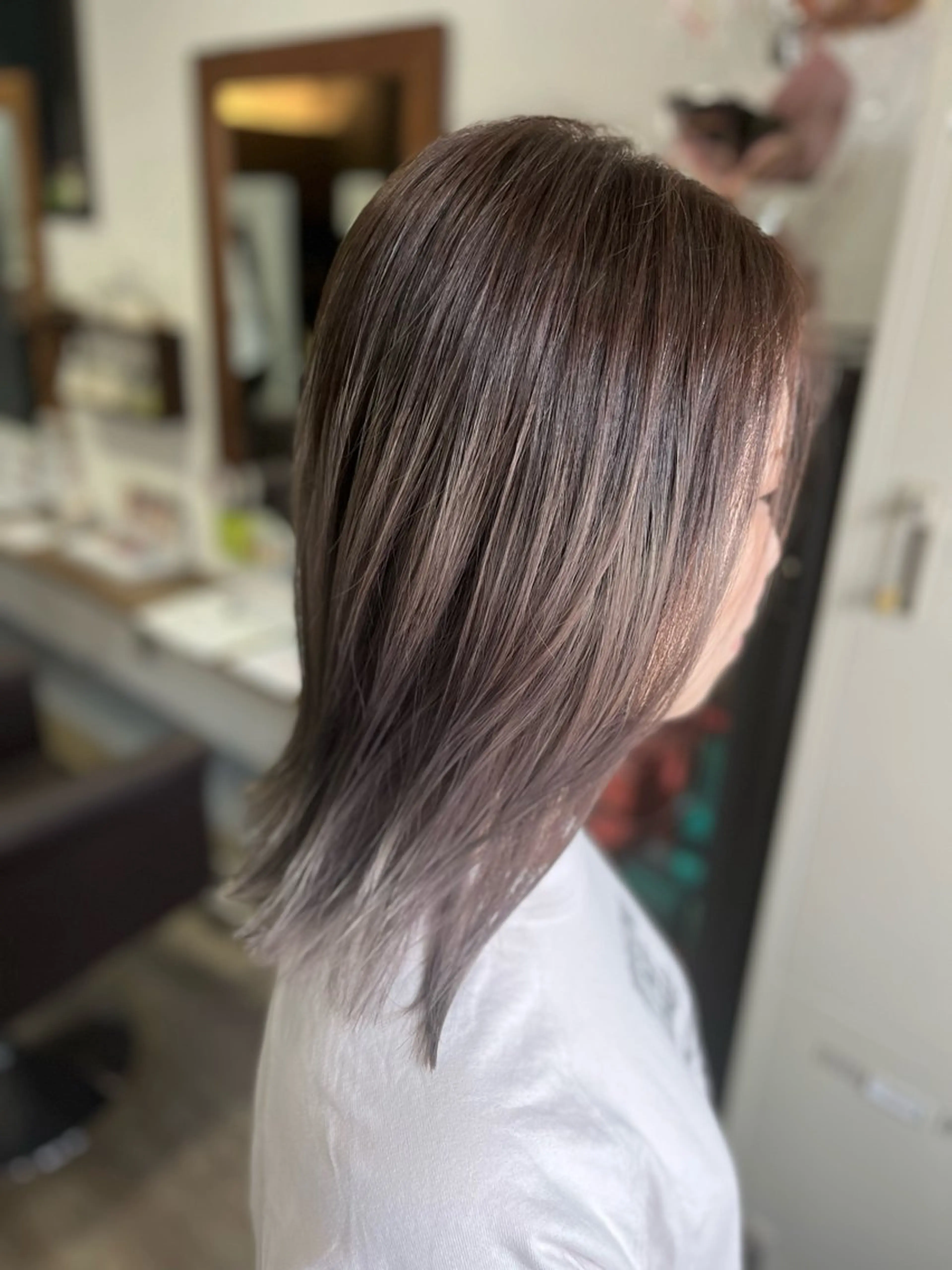 ミディアム カラー olino【西田辺】 KAORIのヘアスタイル