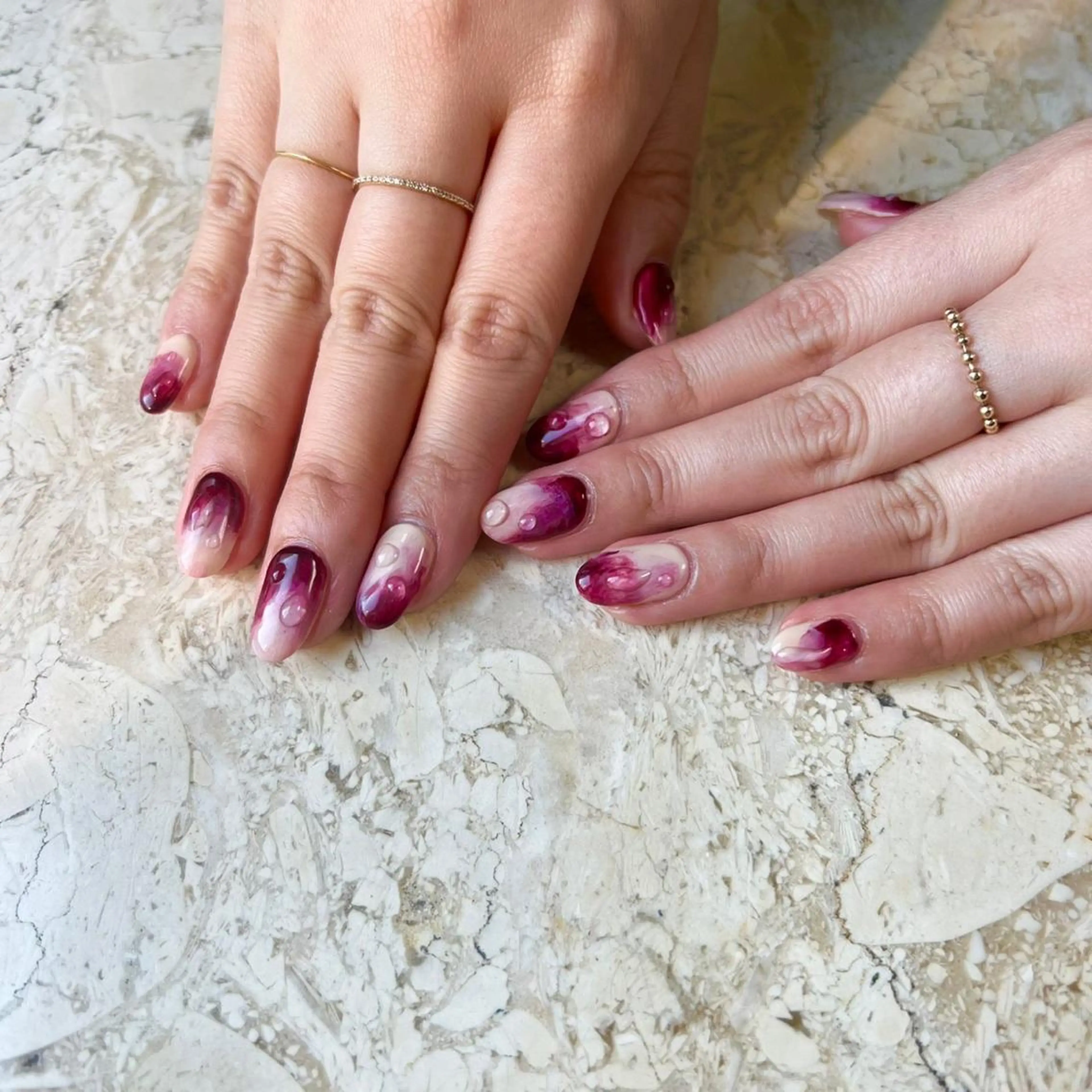 ネイル アートネイル ジェルネイル 韓国ネイル ミラーネイル 持ち込み ハンドネイル フットネイル nail salon mieux(ミュー)のネイルデザイン