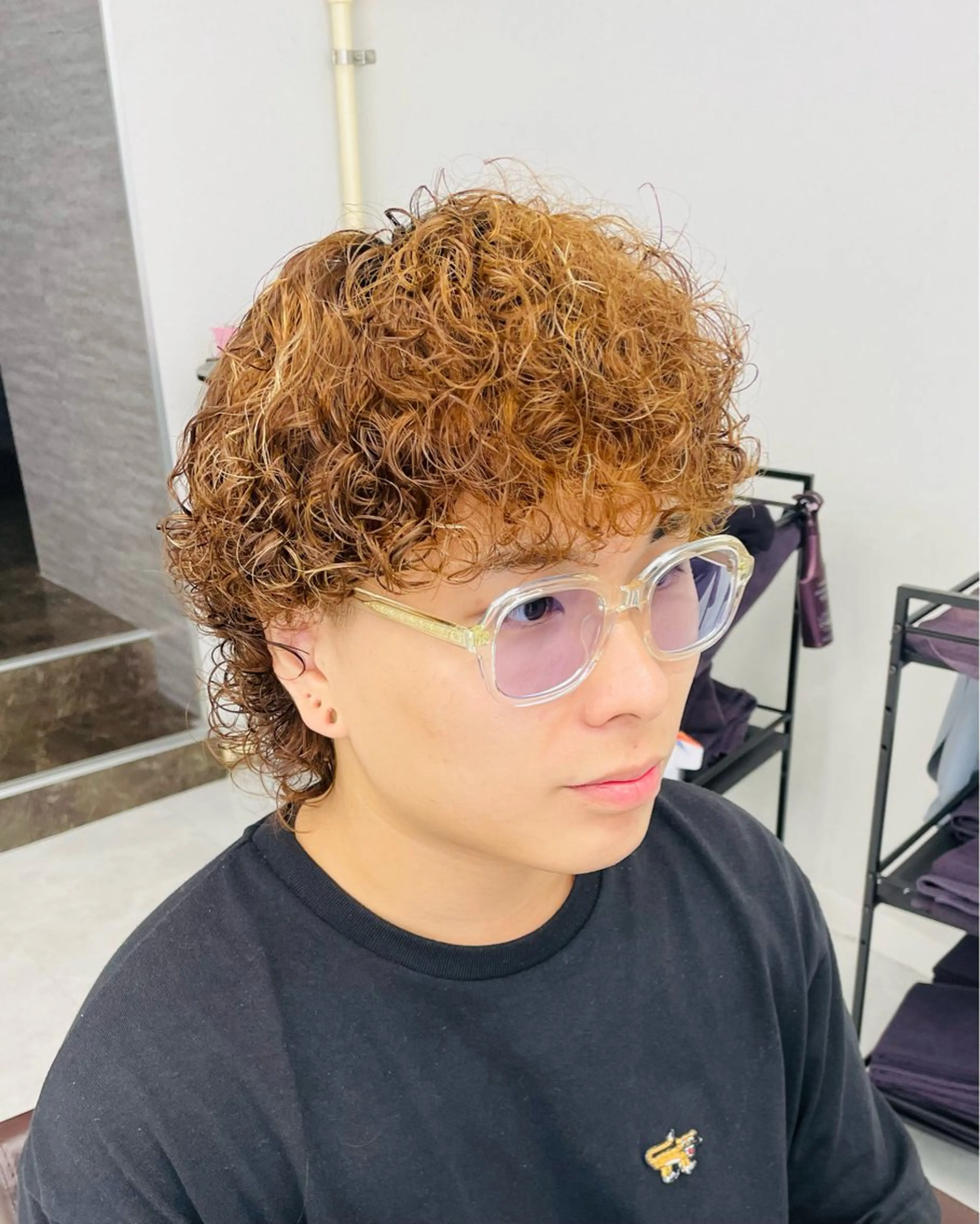 パーマ メンズ カット パーマ 👑メンズ/パーマ/ 小島桐弥👑のヘアスタイル