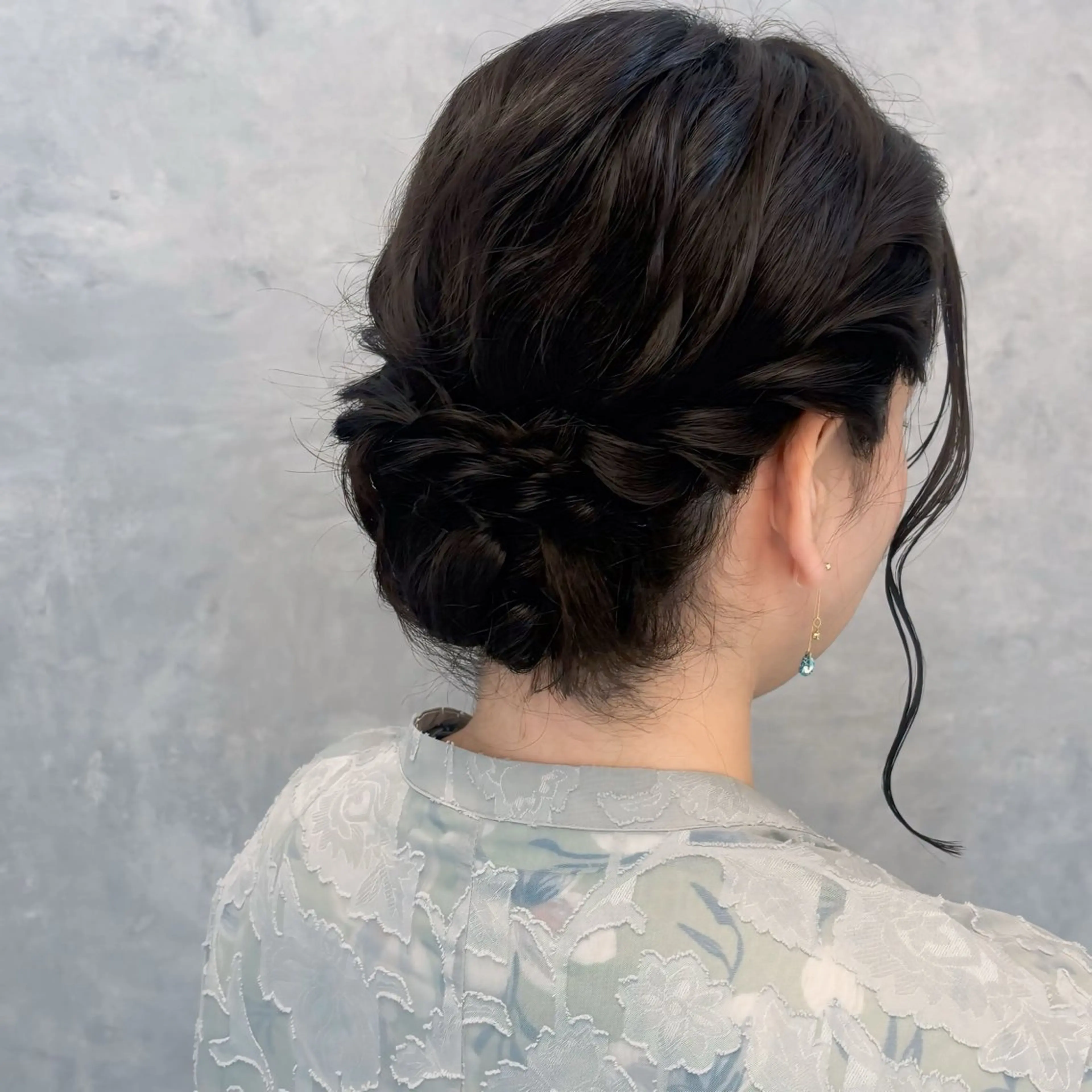 ミディアム ヘアアレンジ ヘアセット NUMBER_ ユイナのヘアスタイル