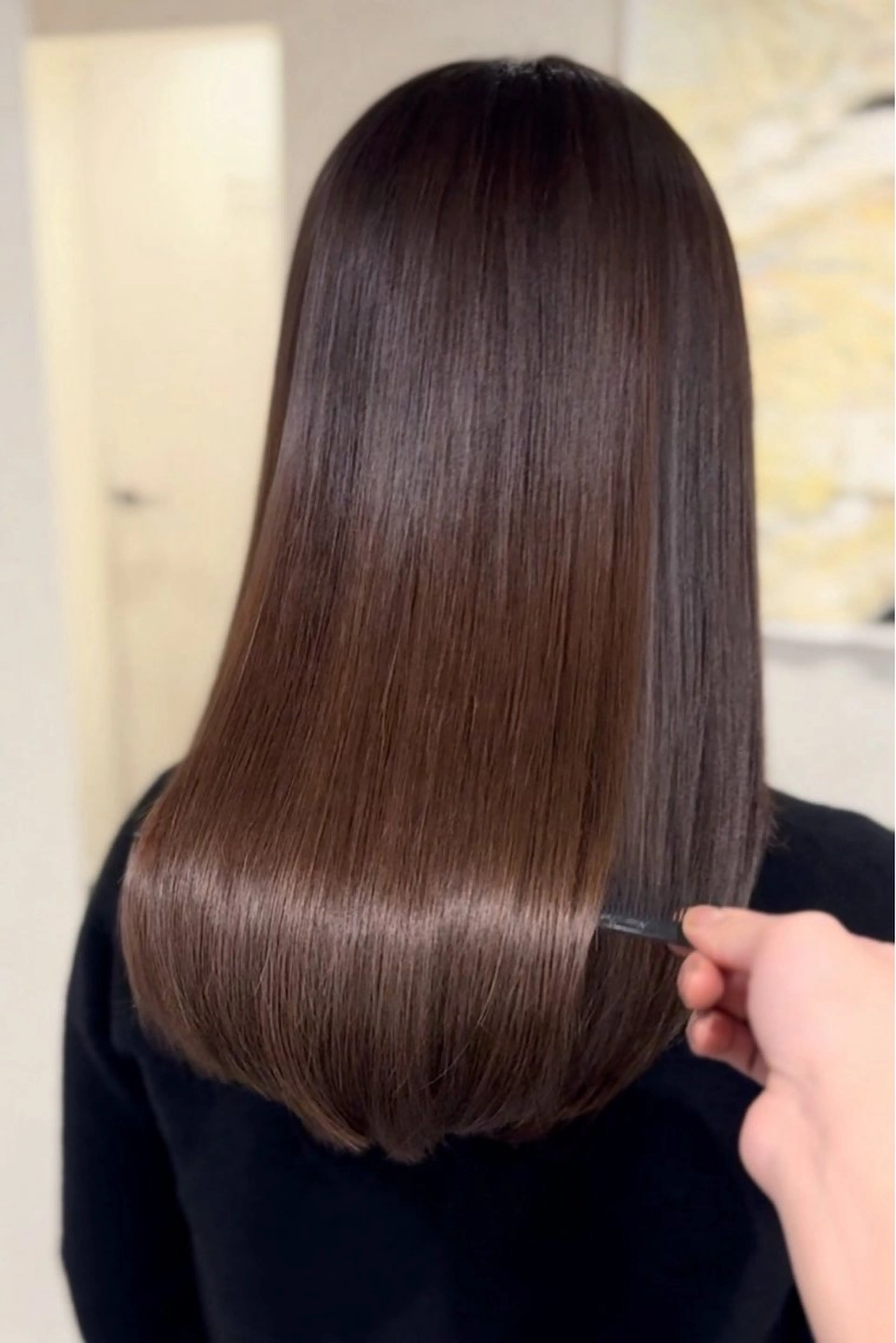 ロング 宝の 髪のヘアスタイル